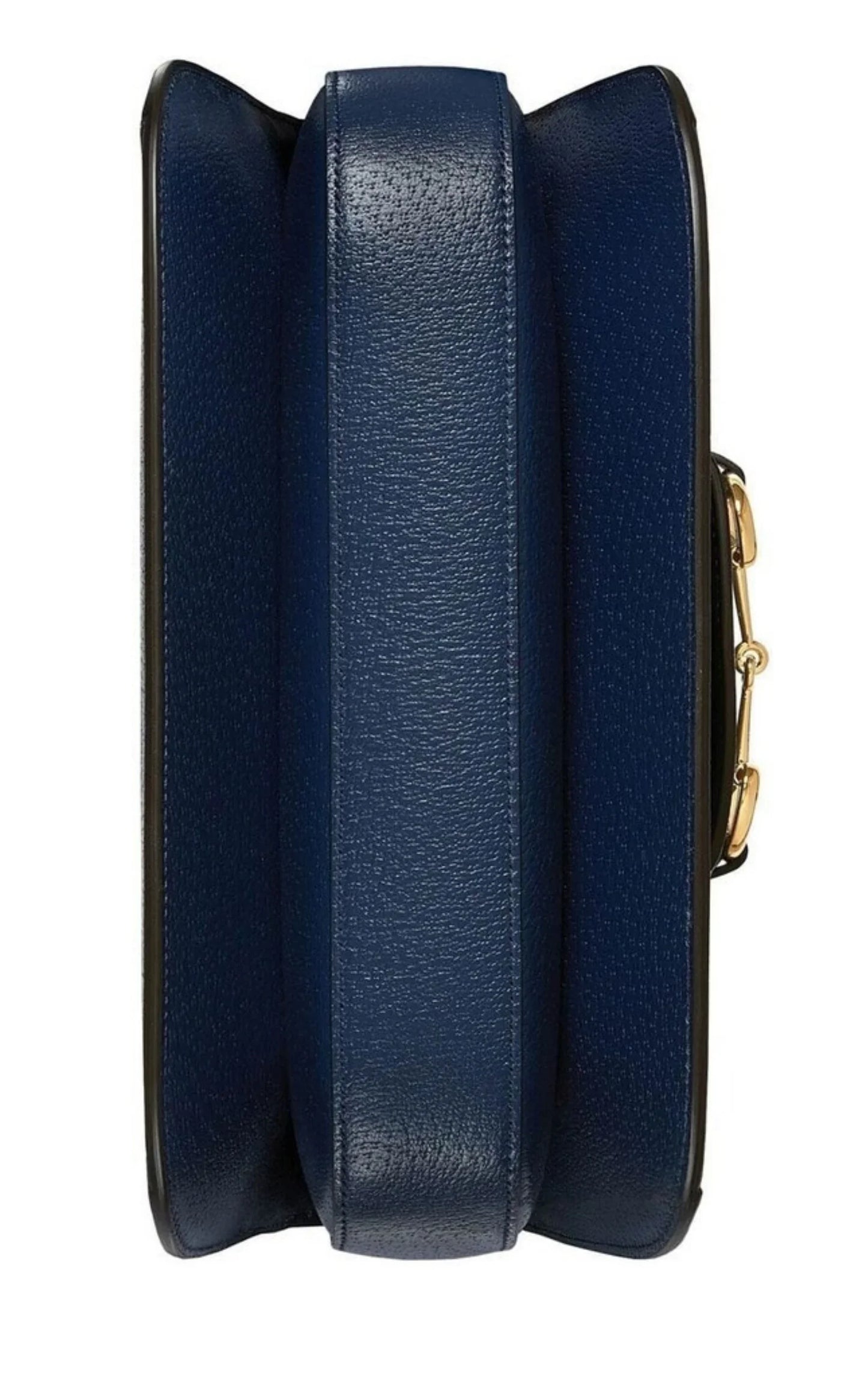 Horsebit 1955 Blue Raffia Shoulder Bag