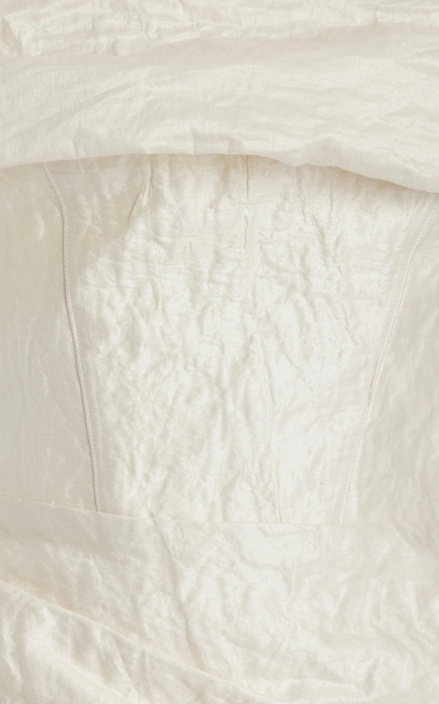 Amber Draped Off White Cotton Midi Dress