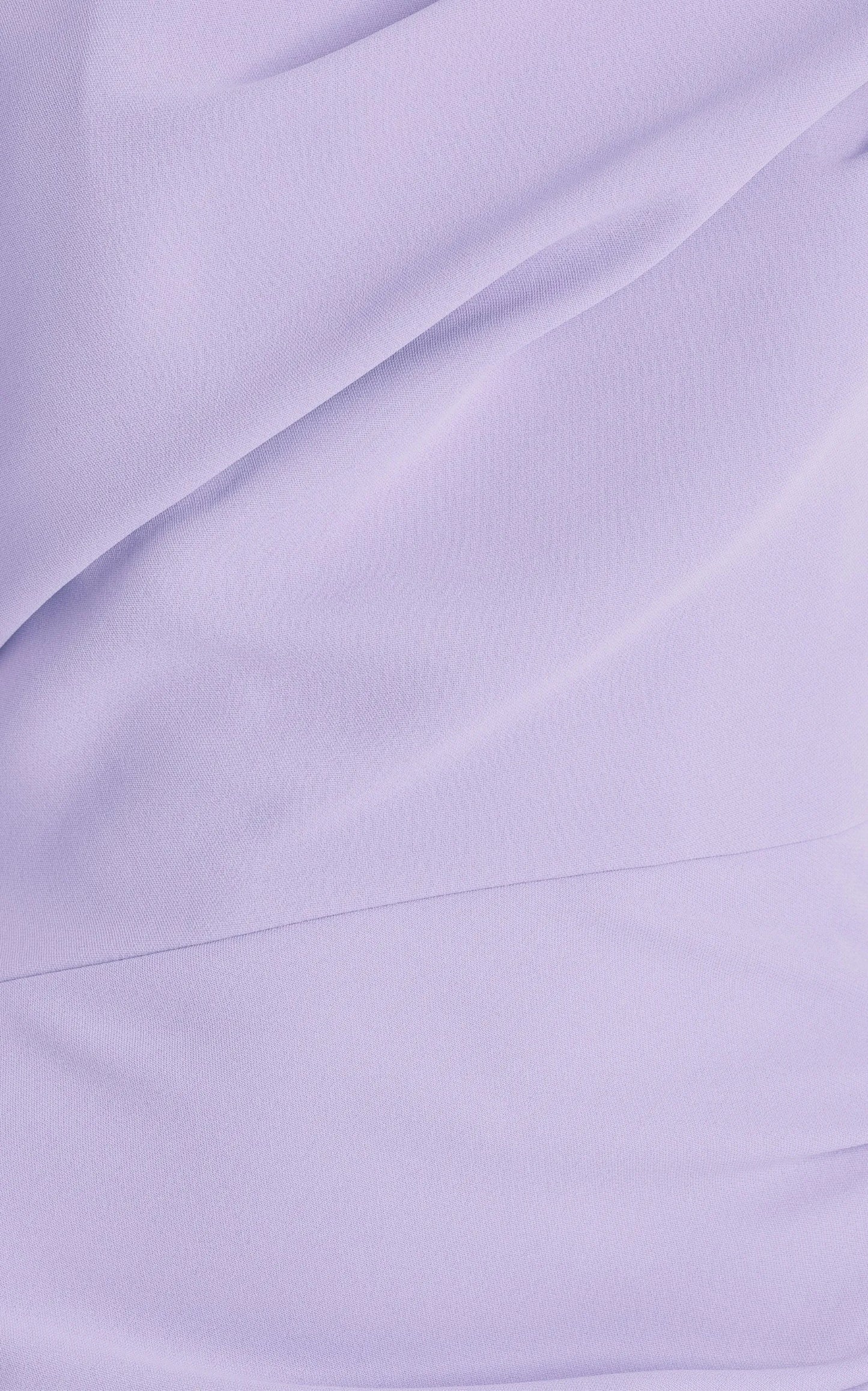 Suffix Strapless Lilac Crepe Midi Dress