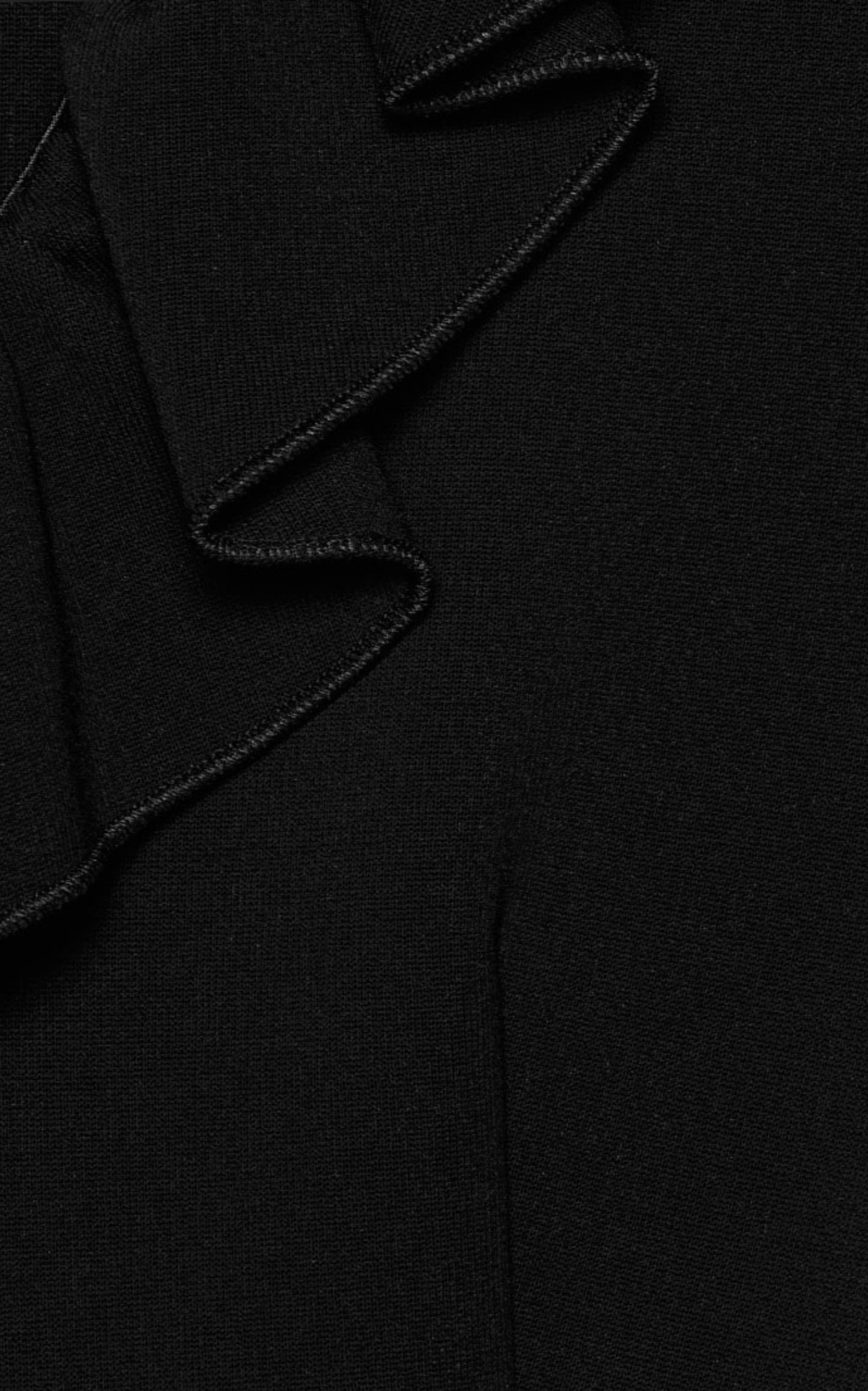 Horsebit Belted Ruffle Trim Mini Dress