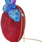 Broadway Heart Crystal-Embellished Clutch Bag