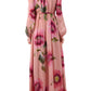 Botanic Blow Up-print Silk Georgette Gown-Maxi Dresses-Giambattista Valli-IT 42-Pink-Silk-Runway Catalog