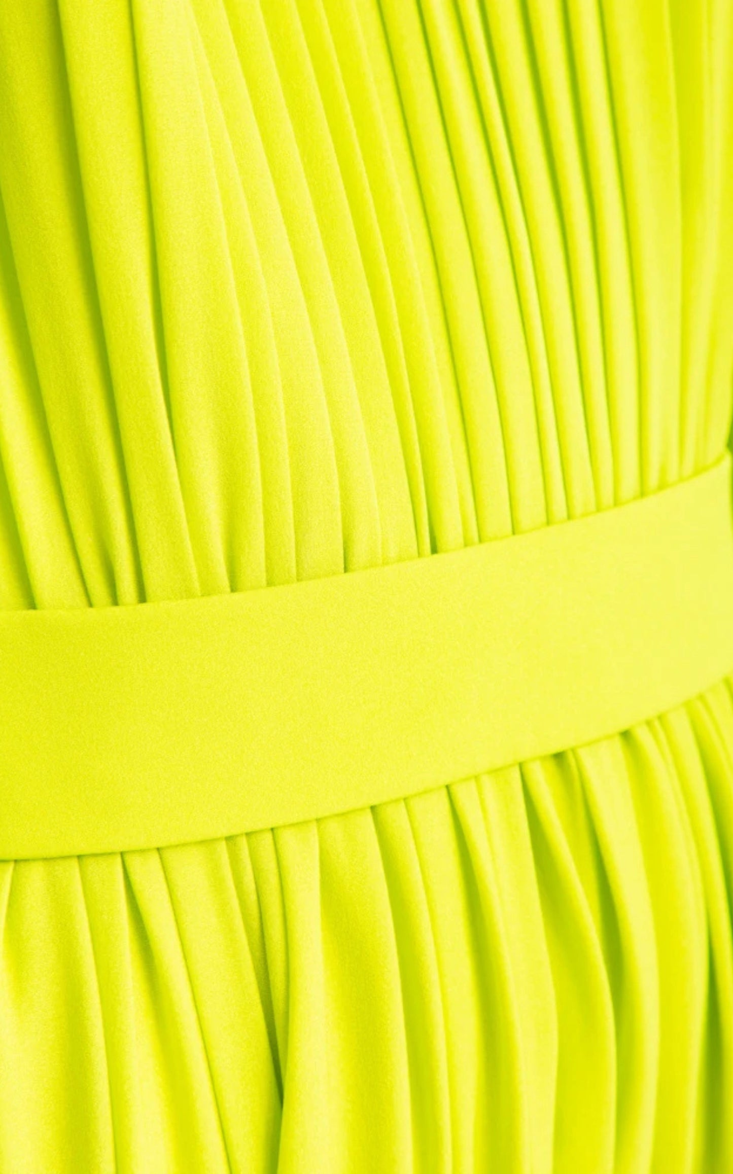 Lime Green Silk Dress