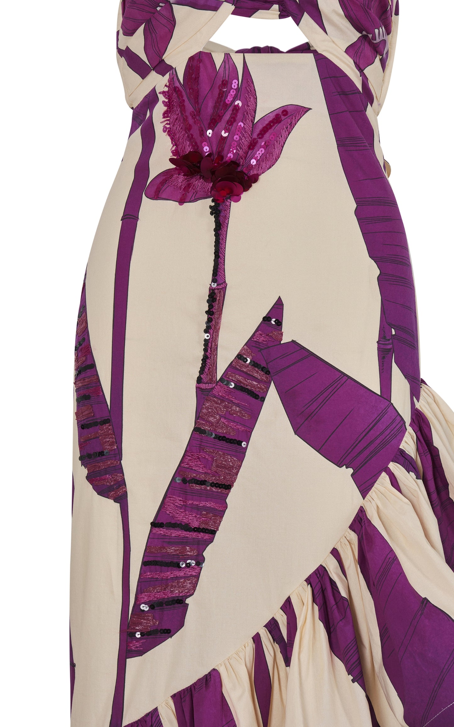 Careless Floral Midi Dress