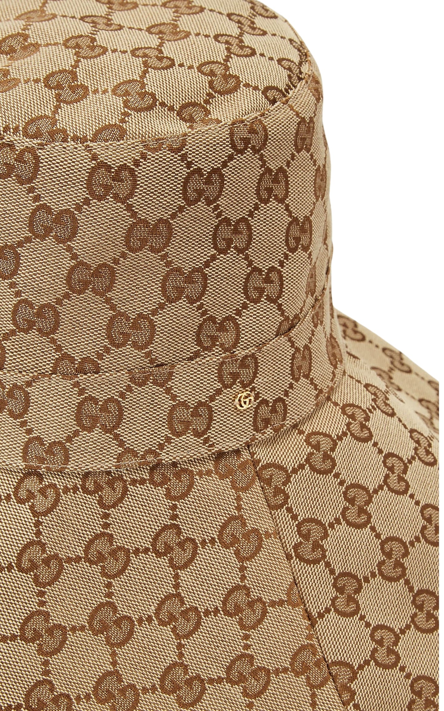 GG Canvas Wide Brim Hat