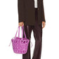 Anagram Inflated Basket Bag in Purple-Shoulder Bags-Loewe-Black-Rubber-Runway Catalog