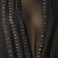  Vanessa BrunoBlack Embellished Silk Cocktail Dress - Runway Catalog