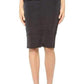  Nina RicciBlack Lace Lined Pencil Skirt - Runway Catalog