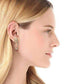  IossellianiBrass Rhinestone Cheetah Head Earrings - Runway Catalog