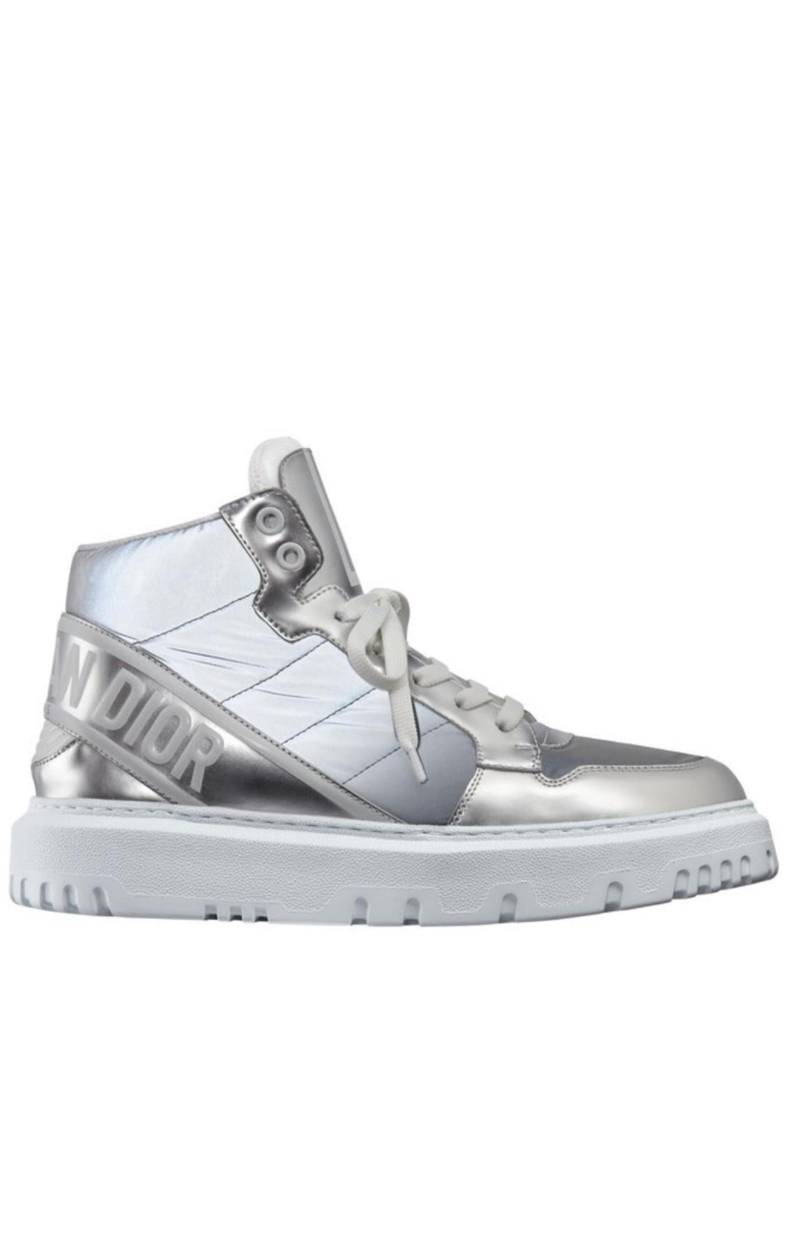 Christian Dior B22 Green/Grey Reflective Trainer Sneaker