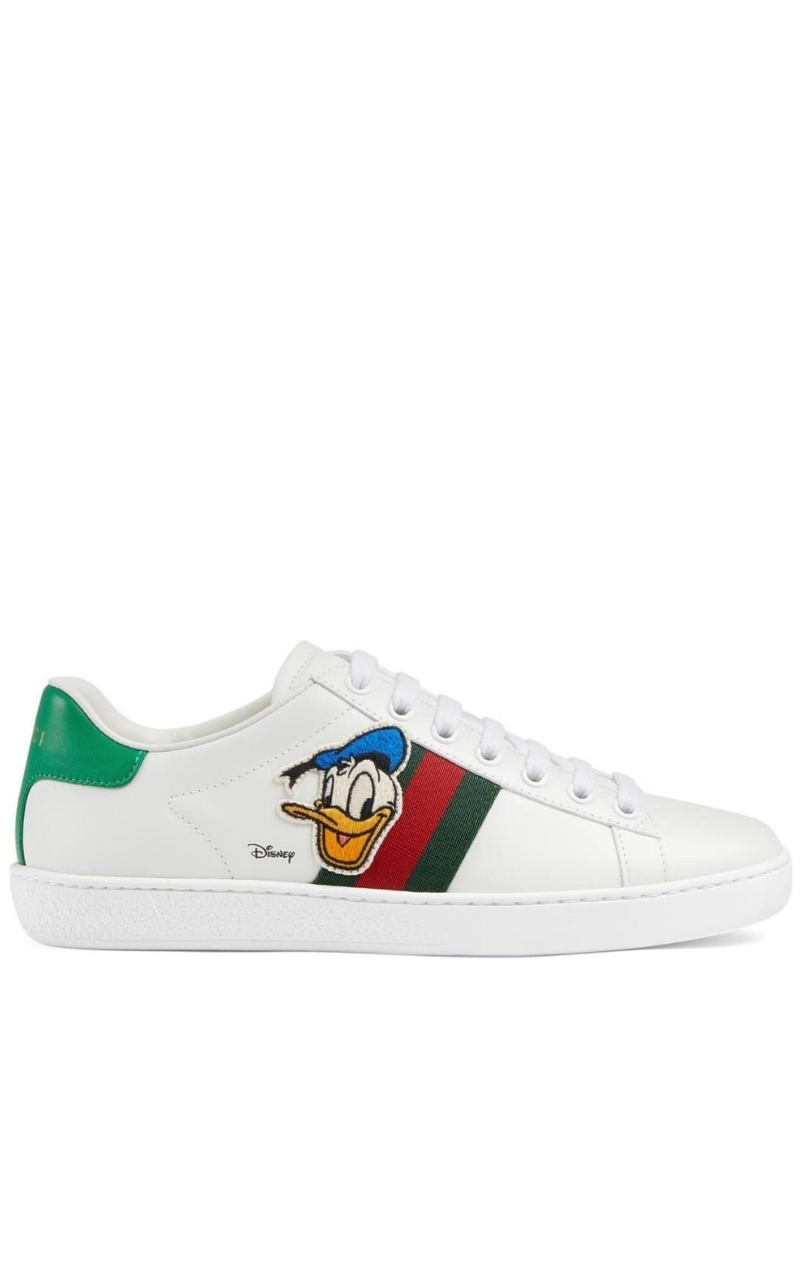 Gucci Disney Ace Leather Sneakers Runway Catalog