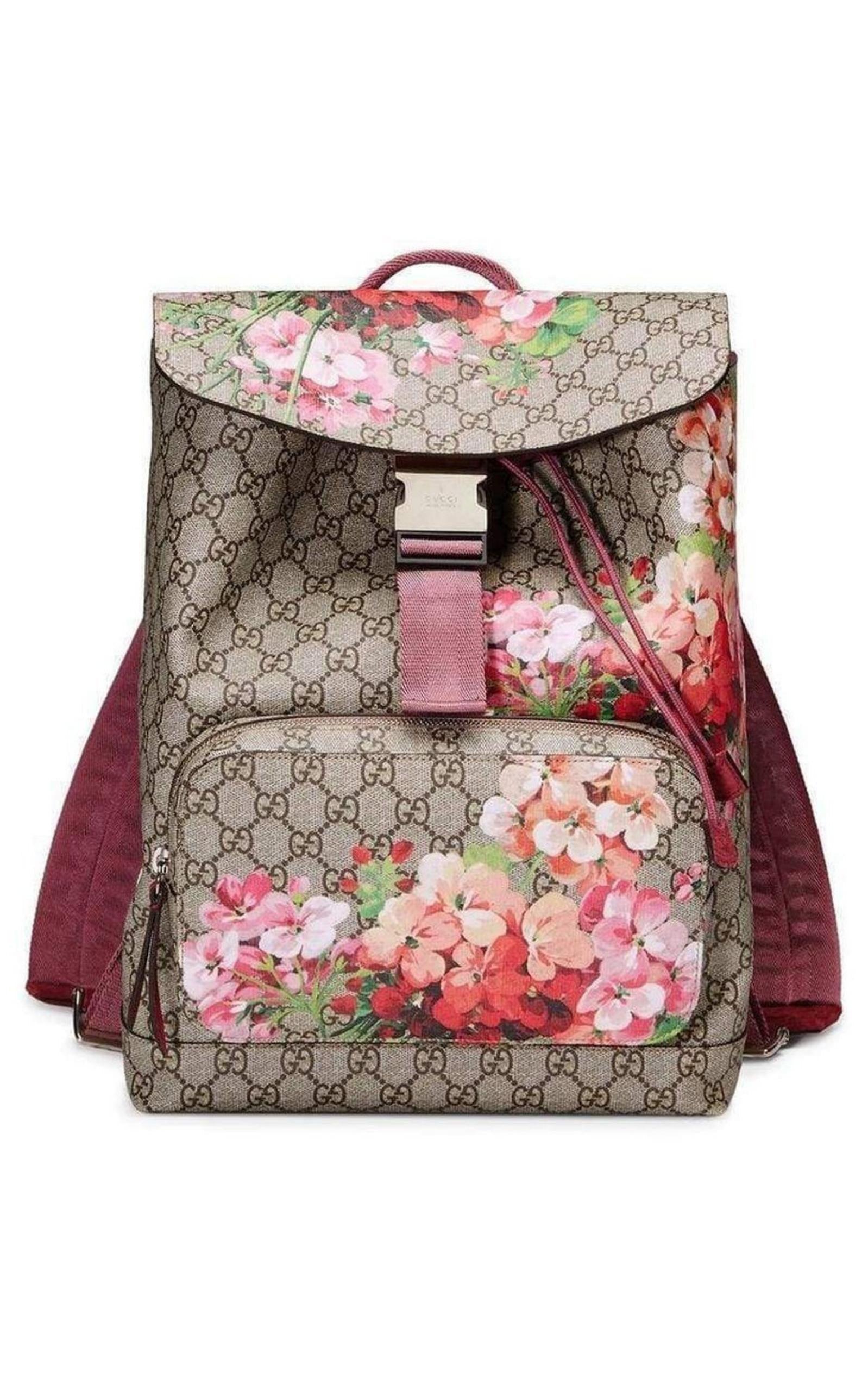 pink gucci backpack