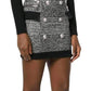  BalmainHoundstooth High-Rise Wool-Blend Mini Skirt - Runway Catalog