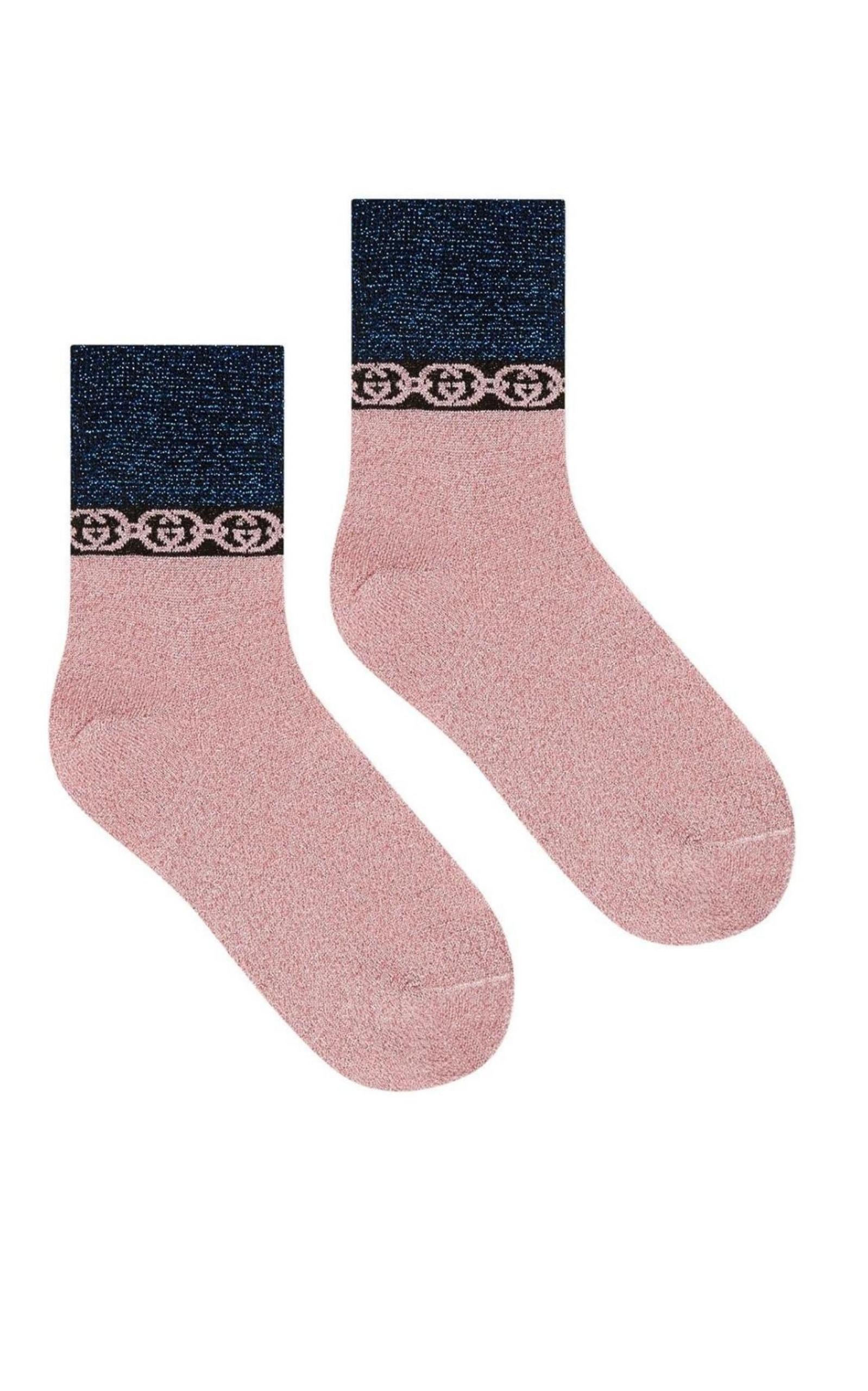 Gucci GG Embroidered Cotton Blend socks