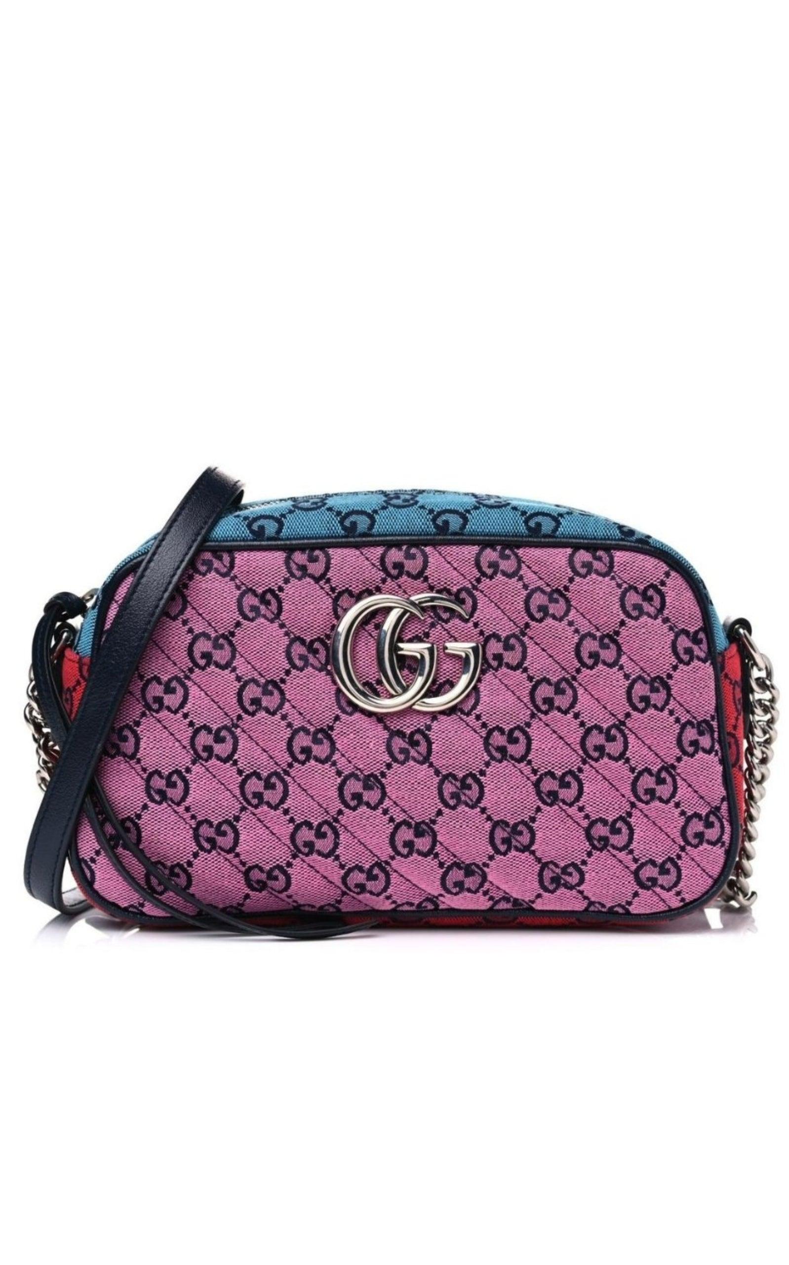 Gucci GG Marmont Matelassé Mini Bag in Red