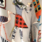  Jean Paul GaultierOversized Egyptian Print Silk dress - Runway Catalog