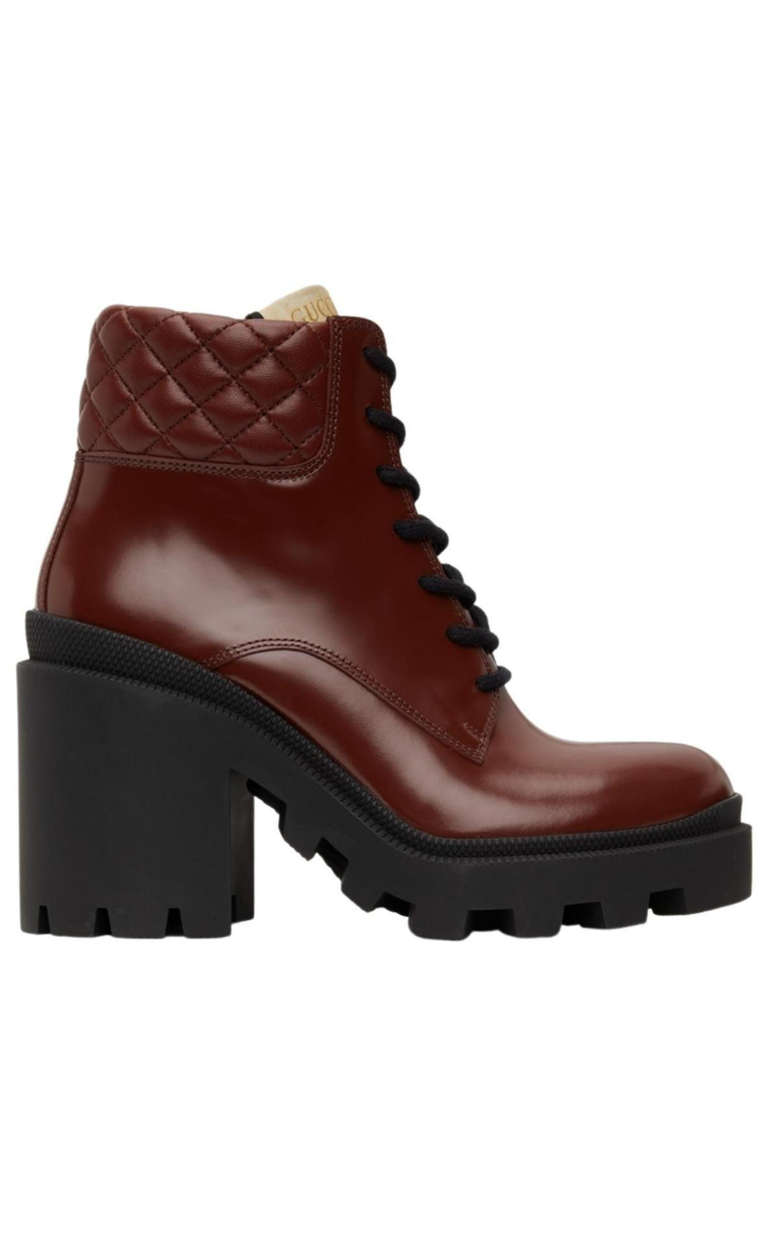 Gucci Red Ankle Boots | Runway Catalog