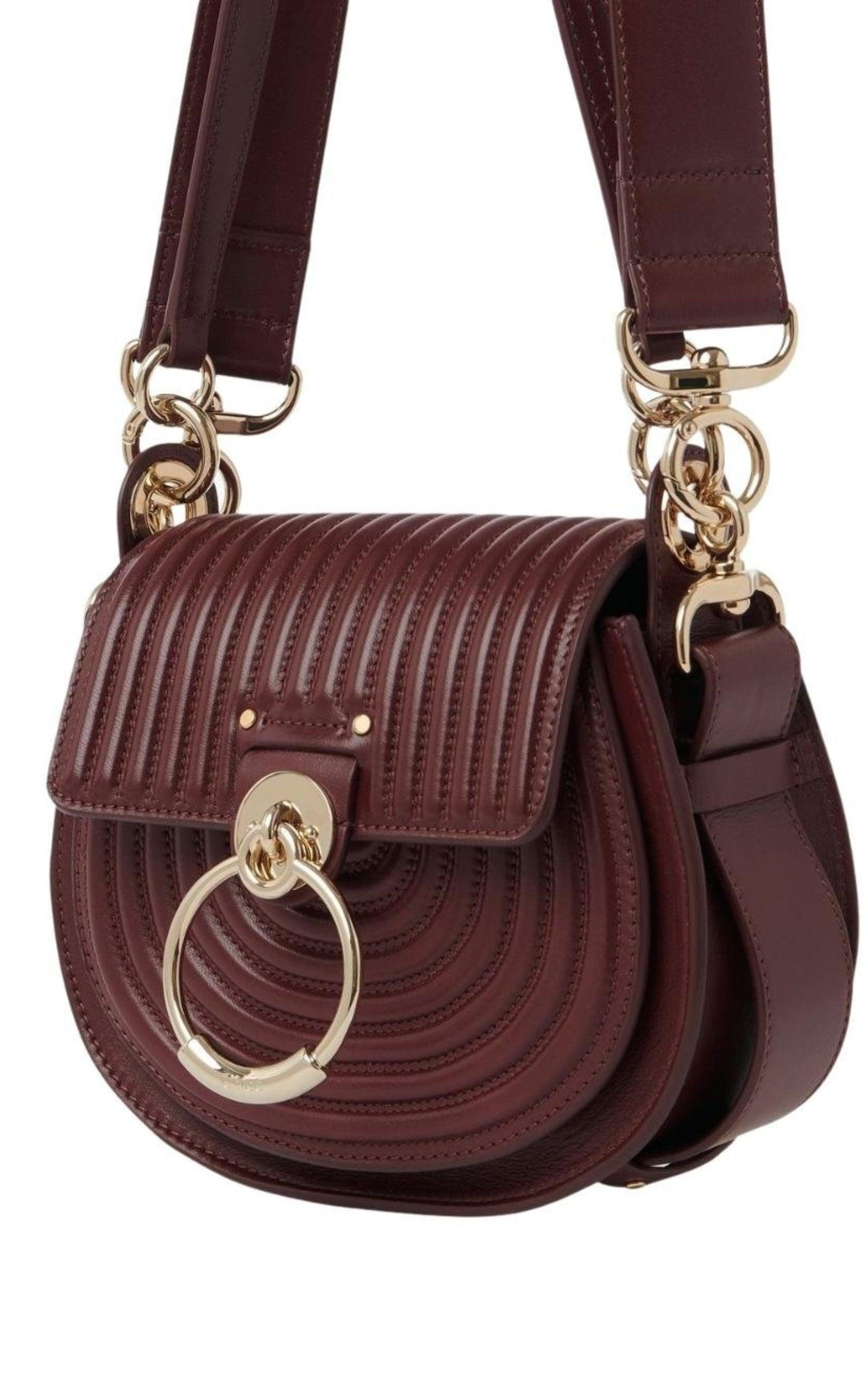  ChloeSmall Tess Quilted Leather Crossbody Bag - Runway Catalog