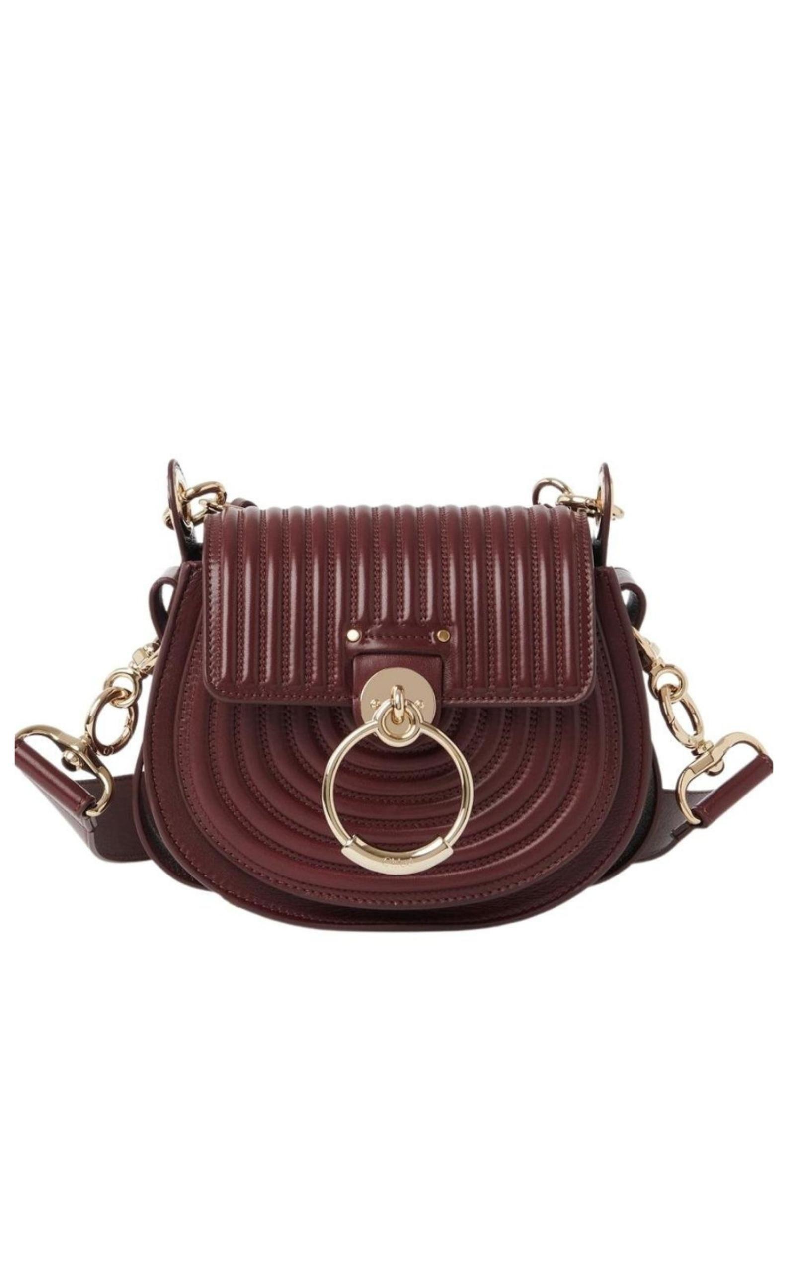 Chloé Small Tess Quilted Leather Crossbody Bag