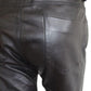  Costume NationalStraight Leg Just Leather Biker Pants - Runway Catalog
