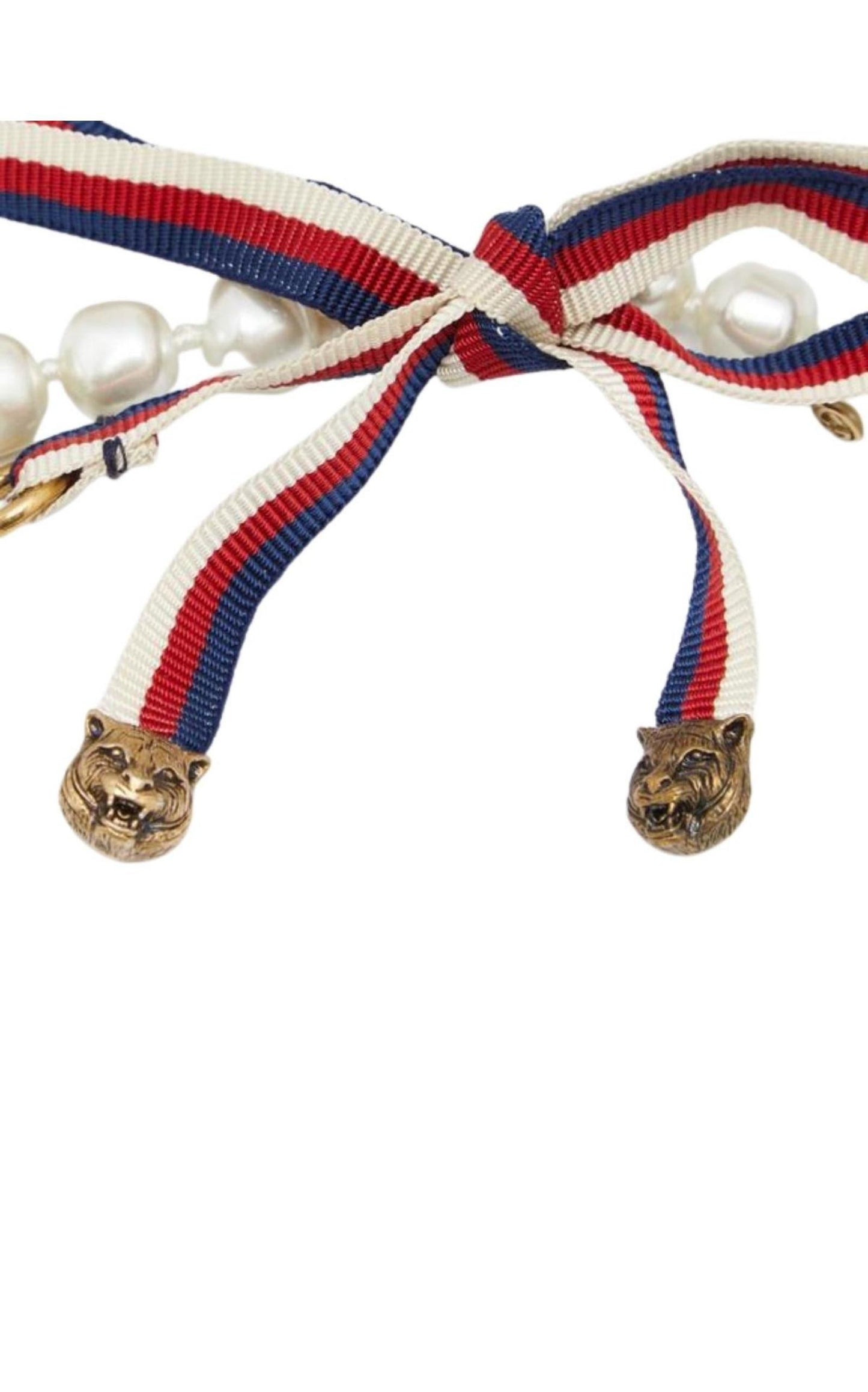  GucciWhite Faux Pearls Necklace - Runway Catalog