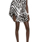  Dolce & GabbanaZebra Print Sequined One-shoulder Dress - Runway Catalog