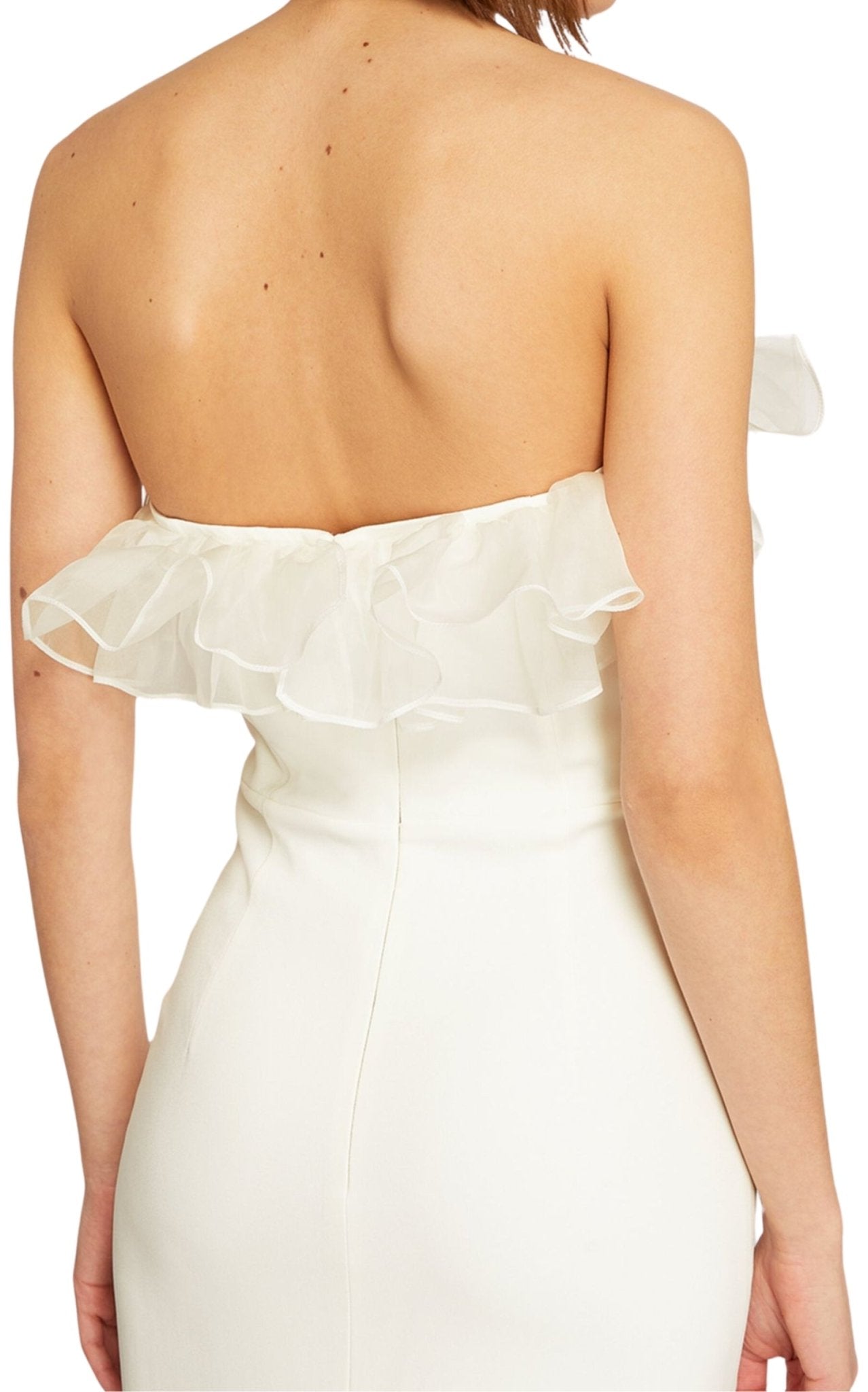 Alessandra Rich Organza - Trim Maxi Dress - Runway Catalog