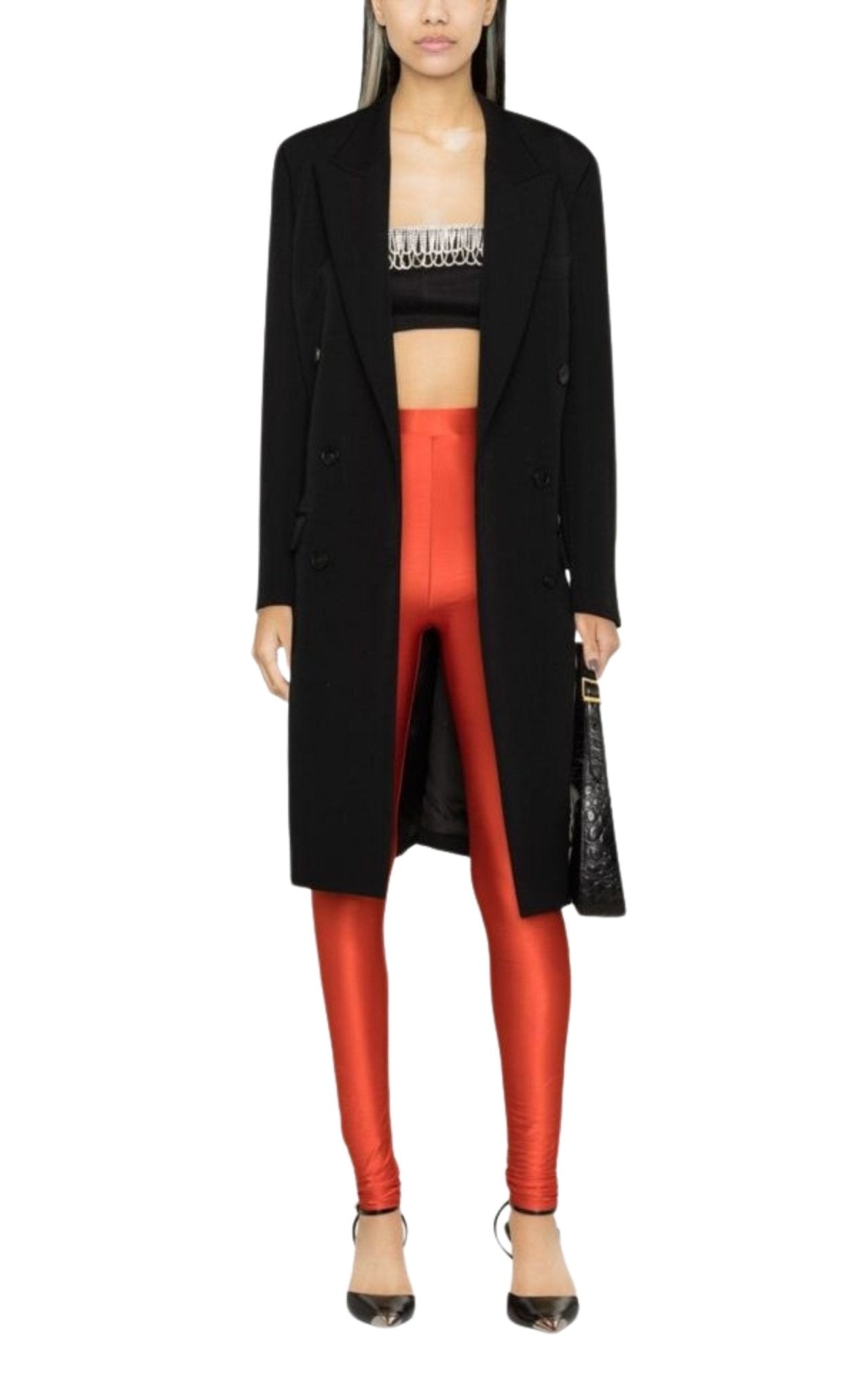 Alexandre Vauthier High - waisted Jersey Leggings - Runway Catalog