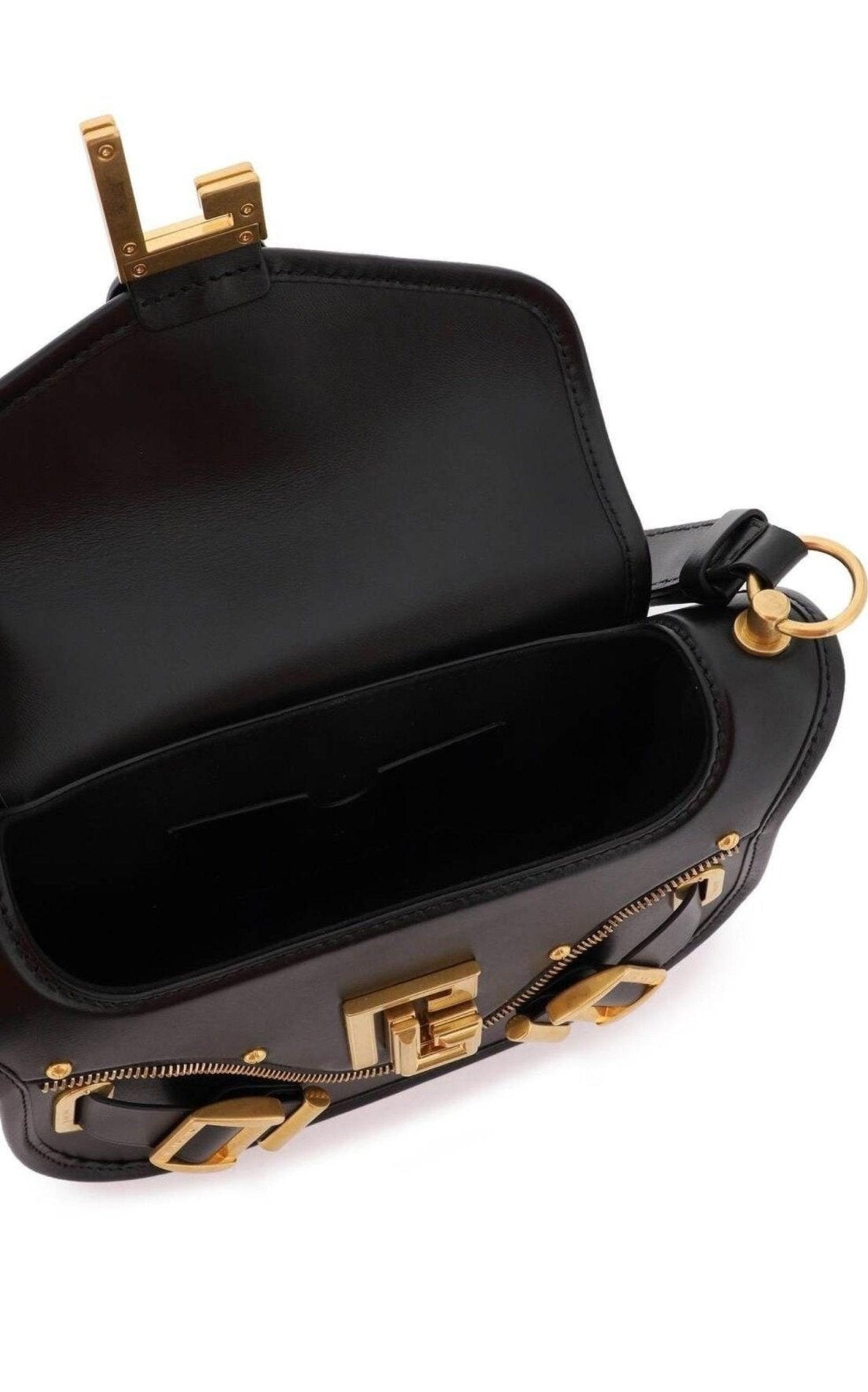 Balmain Blaze Leather Shoulder Bag - Runway Catalog