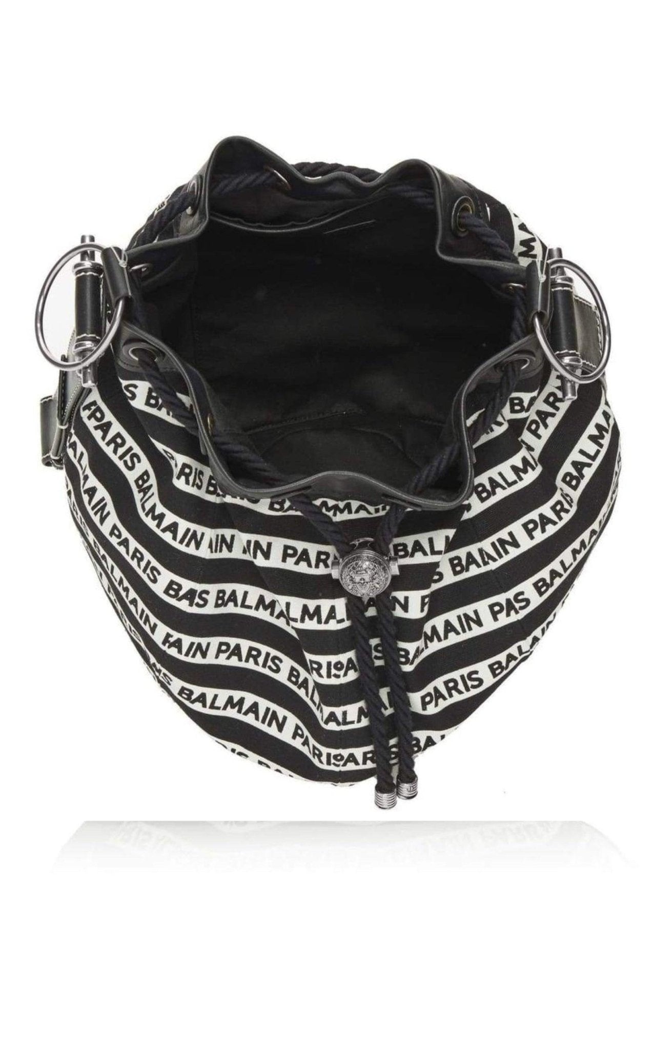 Balmain Canvas Bucket Large Bag - Runway Catalog