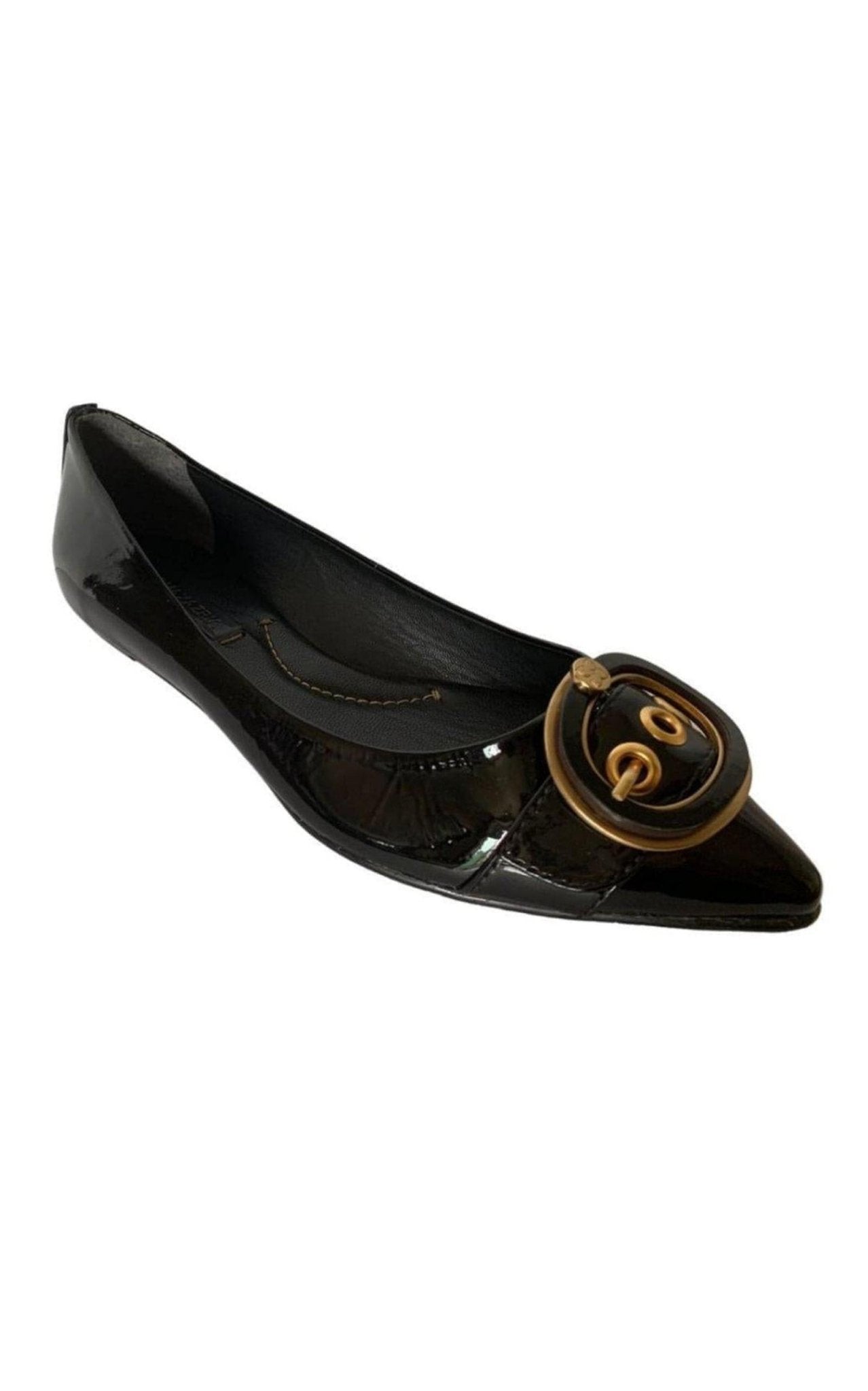 BCBGMAXAZRIA Emlyn Patent Leather Flats Shoes - Runway Catalog