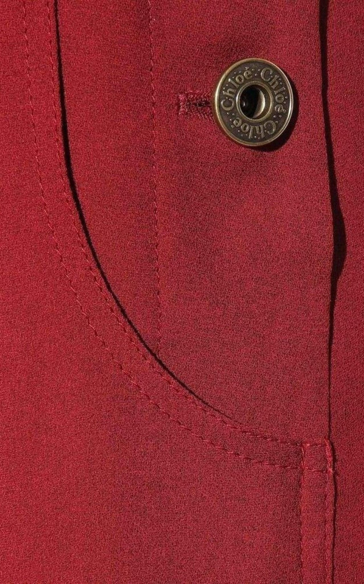 Chloe Burgundy Cheer Panel Jumpsuit - Runway Catalog