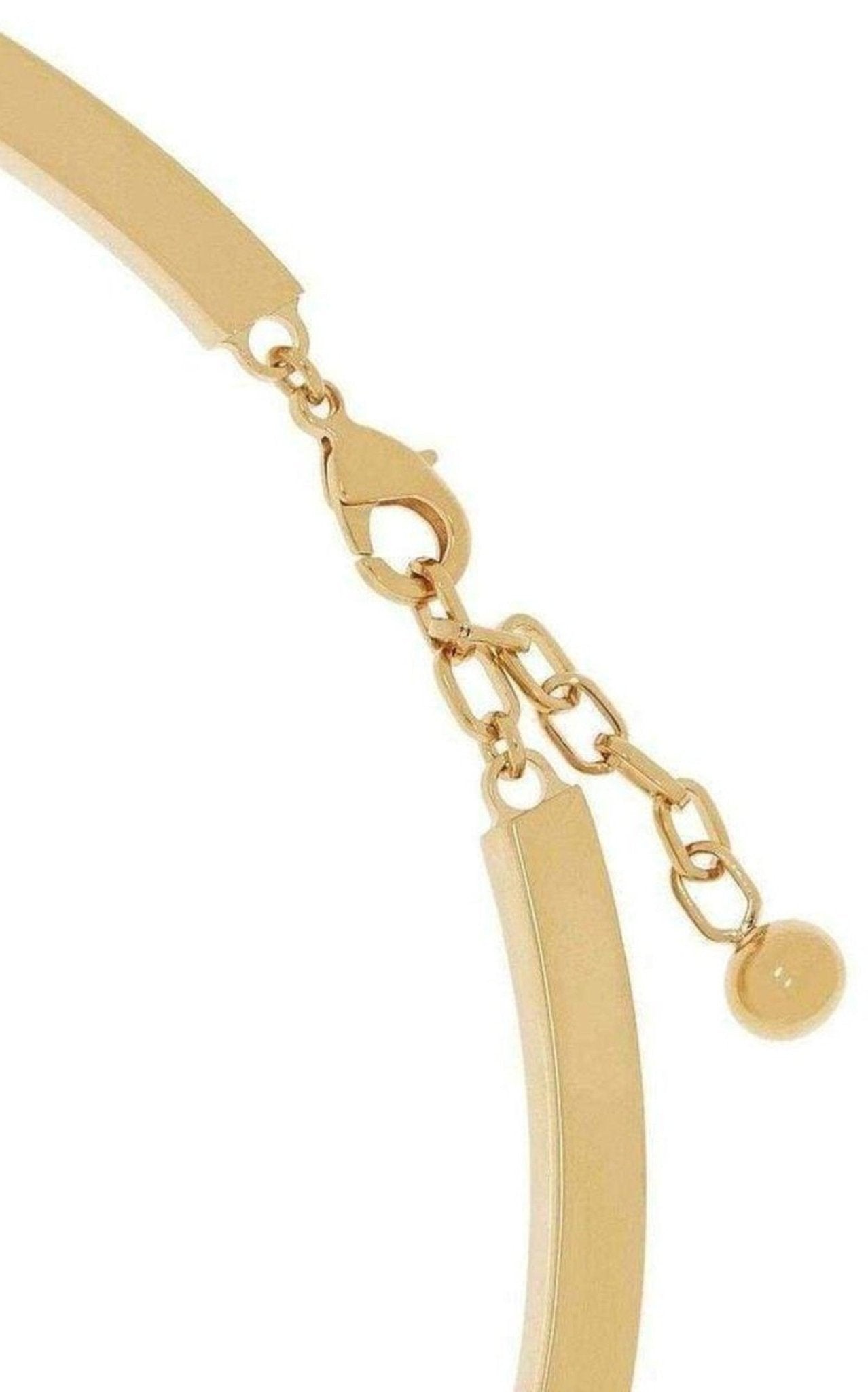 Chloe Darcey Inset Swarovski Pearl Chunky Torque Necklace - Runway Catalog