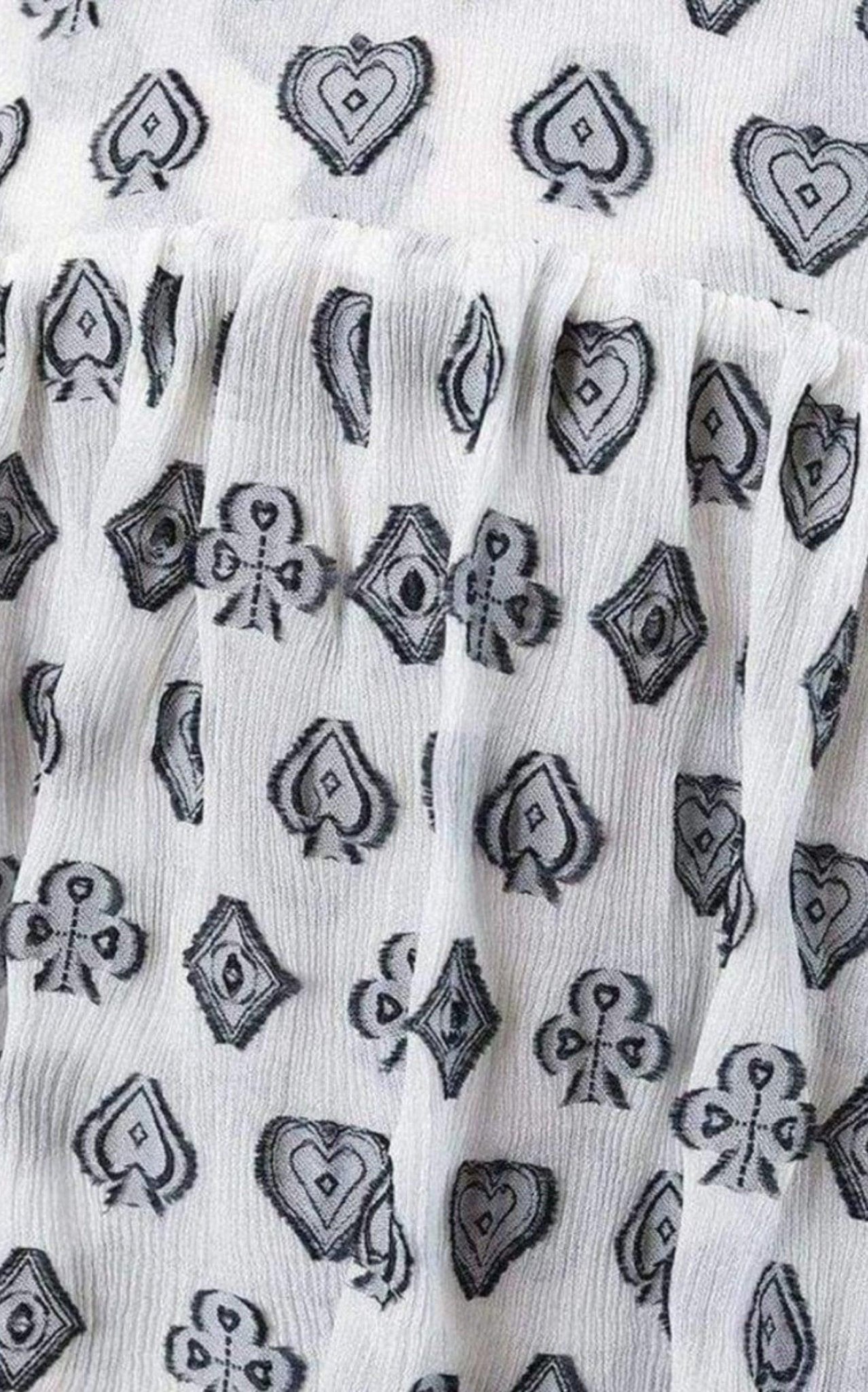 Chloe Fil Coupé Two Overlapping Silk Tops - Runway Catalog