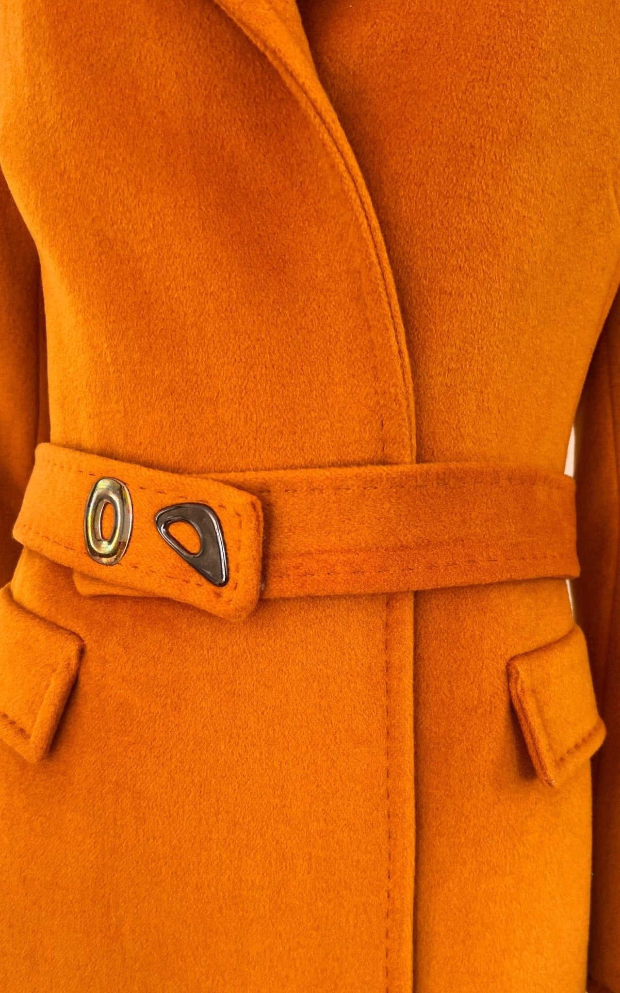 Cult Moda Belted Wool Blend Coat - Runway Catalog