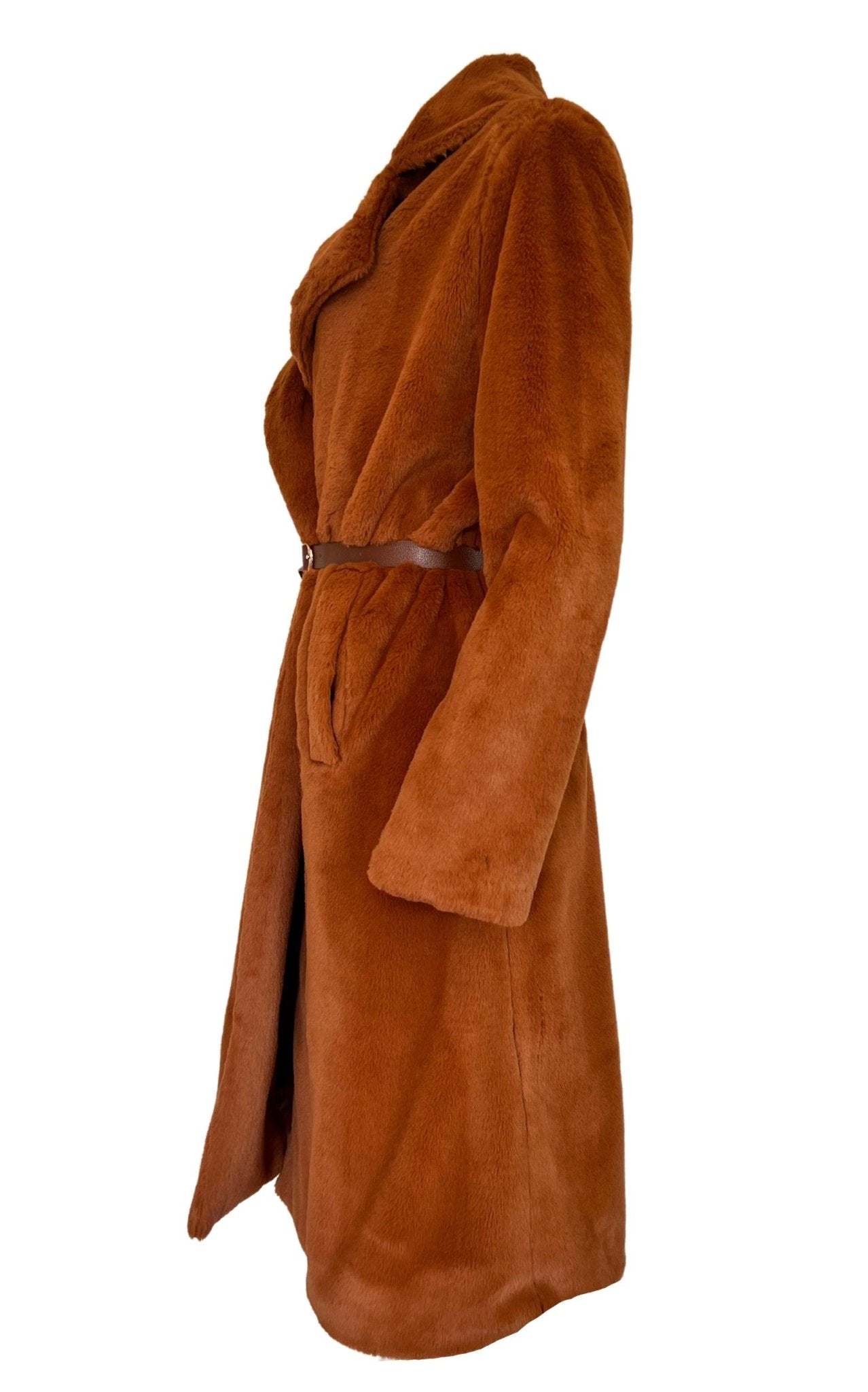Cult Moda Plush Trench Coat - Runway Catalog