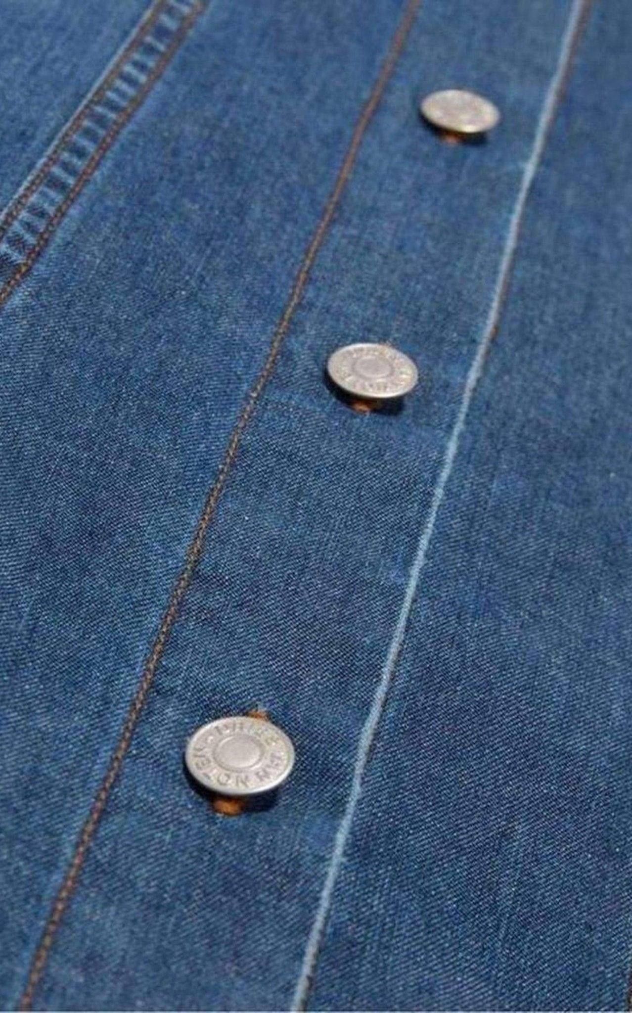 Dries Van Noten Doralie Blue Denim Shirt Dress - Runway Catalog