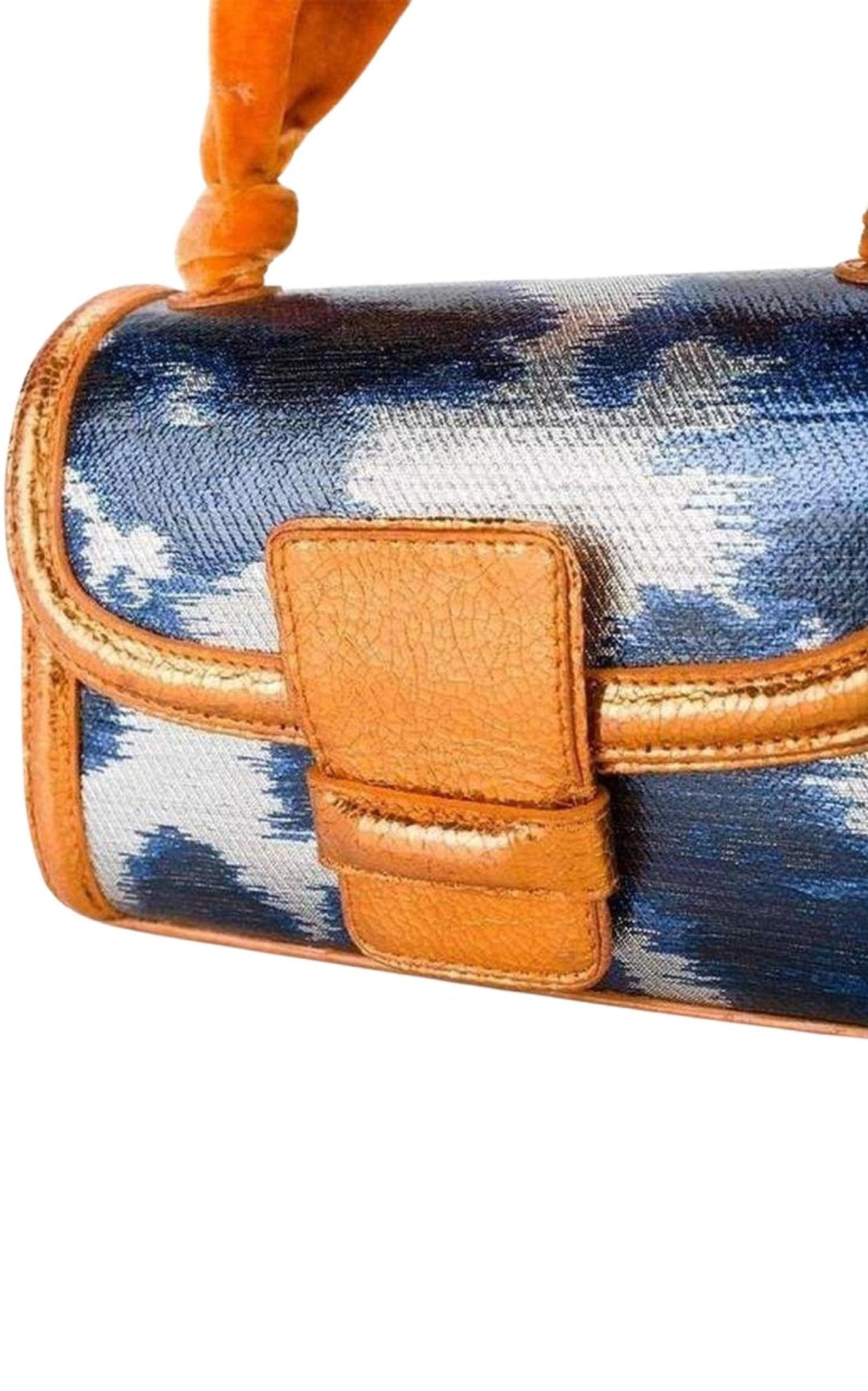Dries Van Noten Ikat Print Mini Cross Body Bag - Runway Catalog