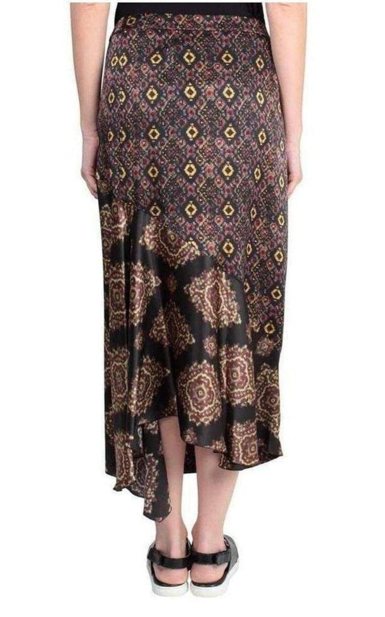 Dries Van Noten Wrap Silk Blend Skirt - Runway Catalog