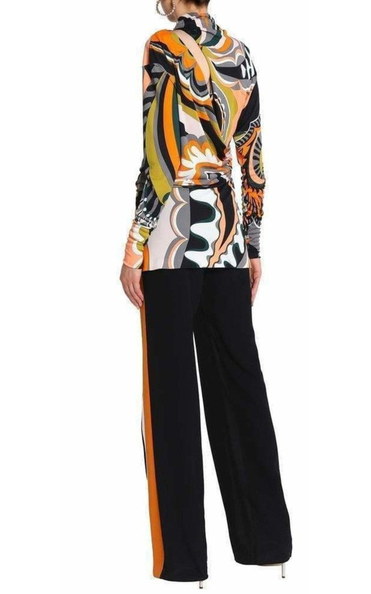 Emilio Pucci Wrap - effect Cutout Top - Runway Catalog