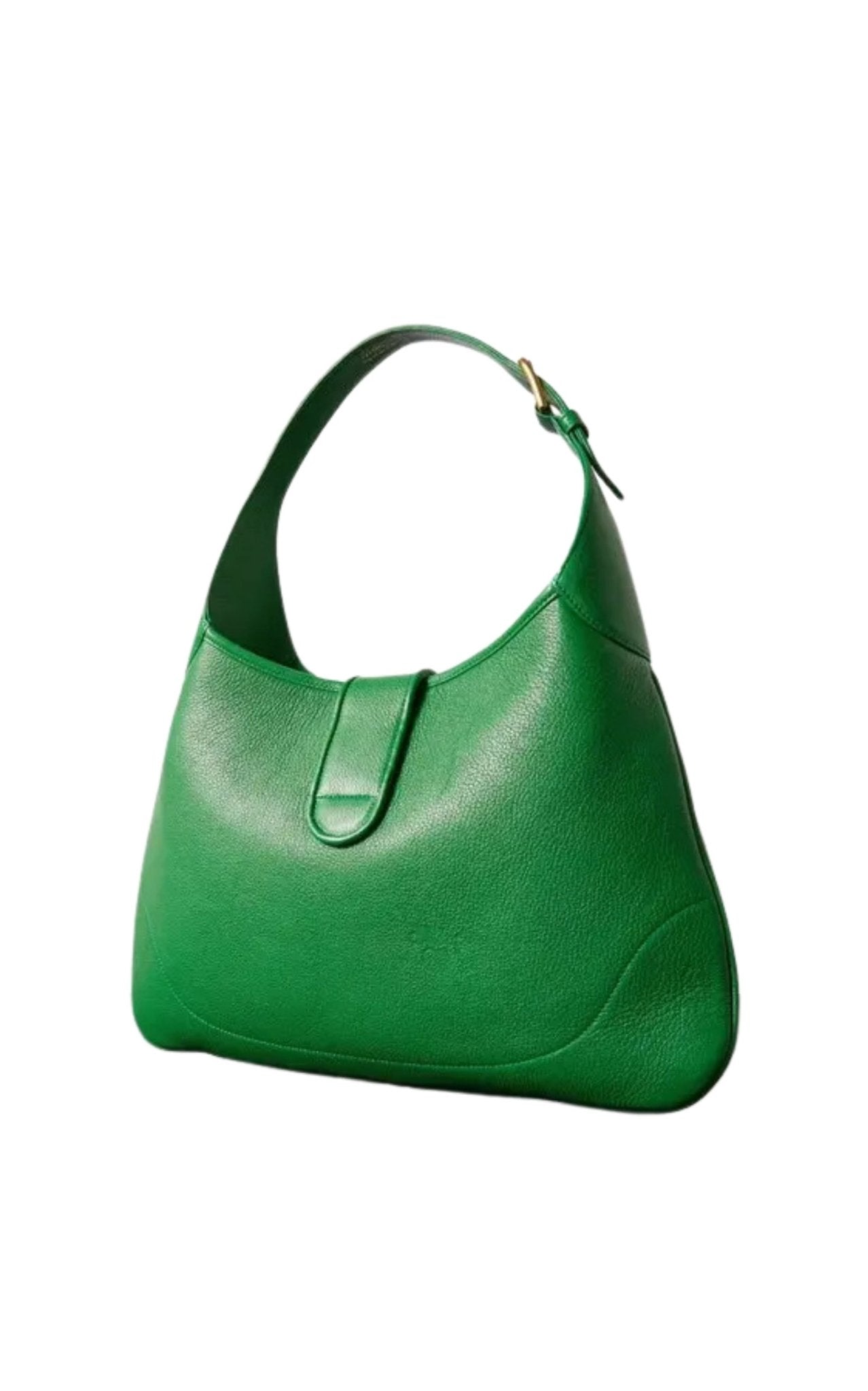 Gucci Aphrodite Green Leather Hobo Shoulder Bag - Runway Catalog