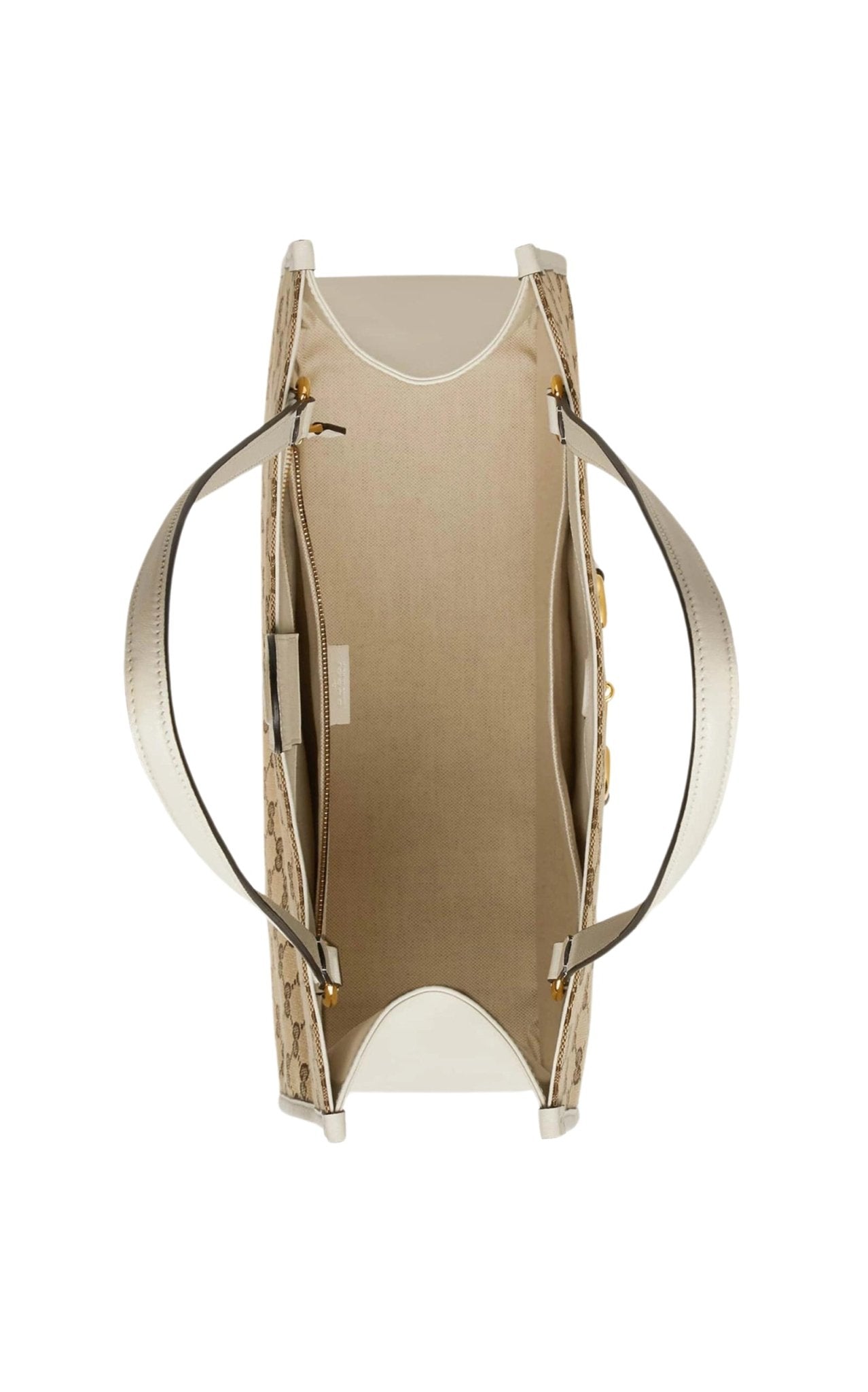 Gucci Beige 1955 Horsebit Medium Tote Bag - Runway Catalog