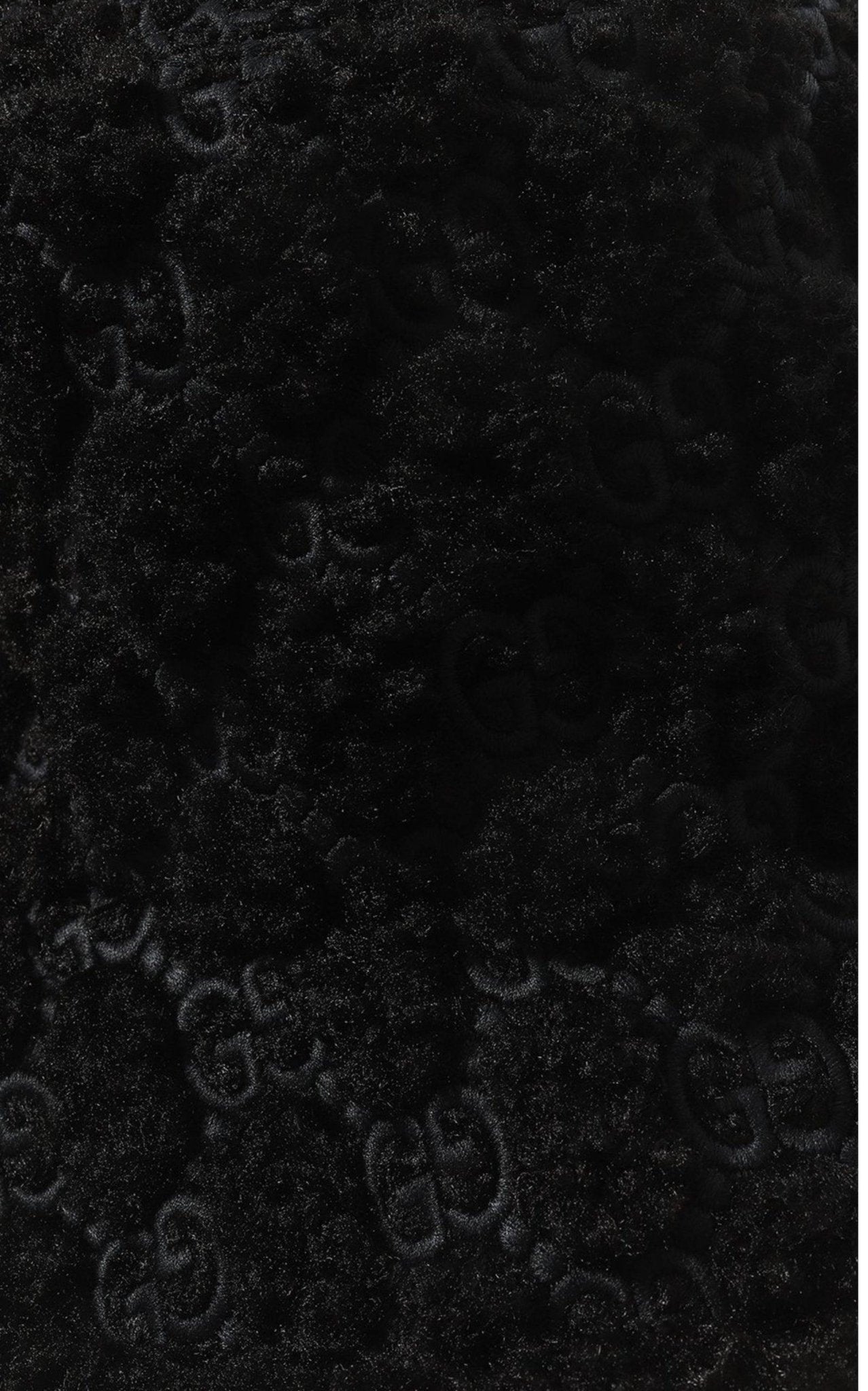 Gucci Black Curly Gg Eco Fur Hat With Ear Flaps - Runway Catalog