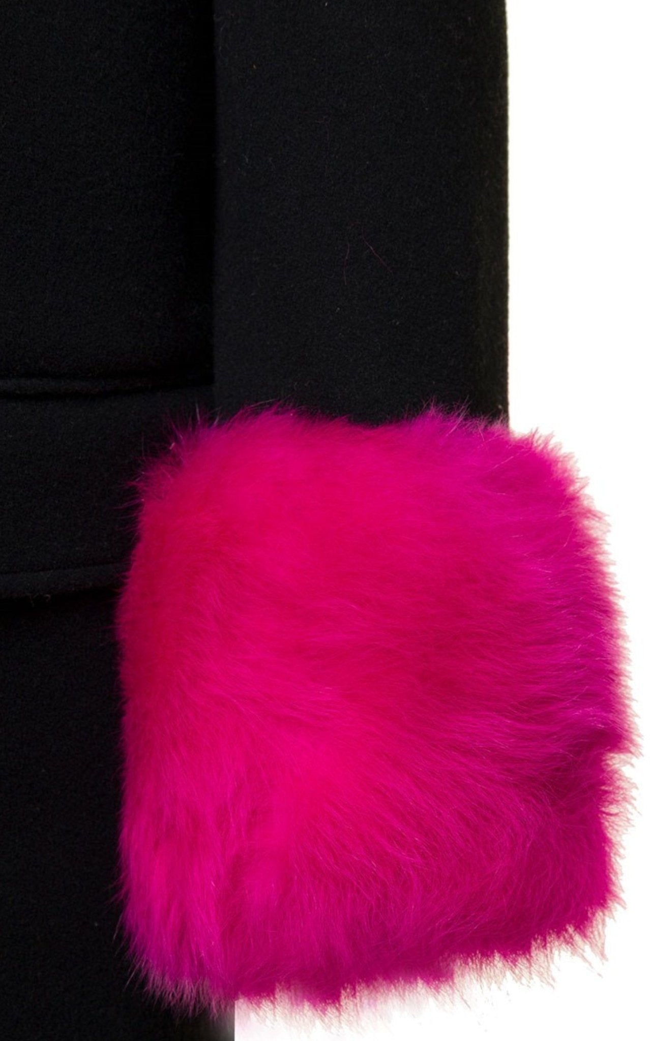 Gucci Cashmere Wool Coat with Shearling - collar - Runway Catalog