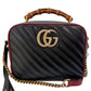 Gucci GG Marmont Matelassé Bamboo Handle Shoulder Bag - Runway Catalog