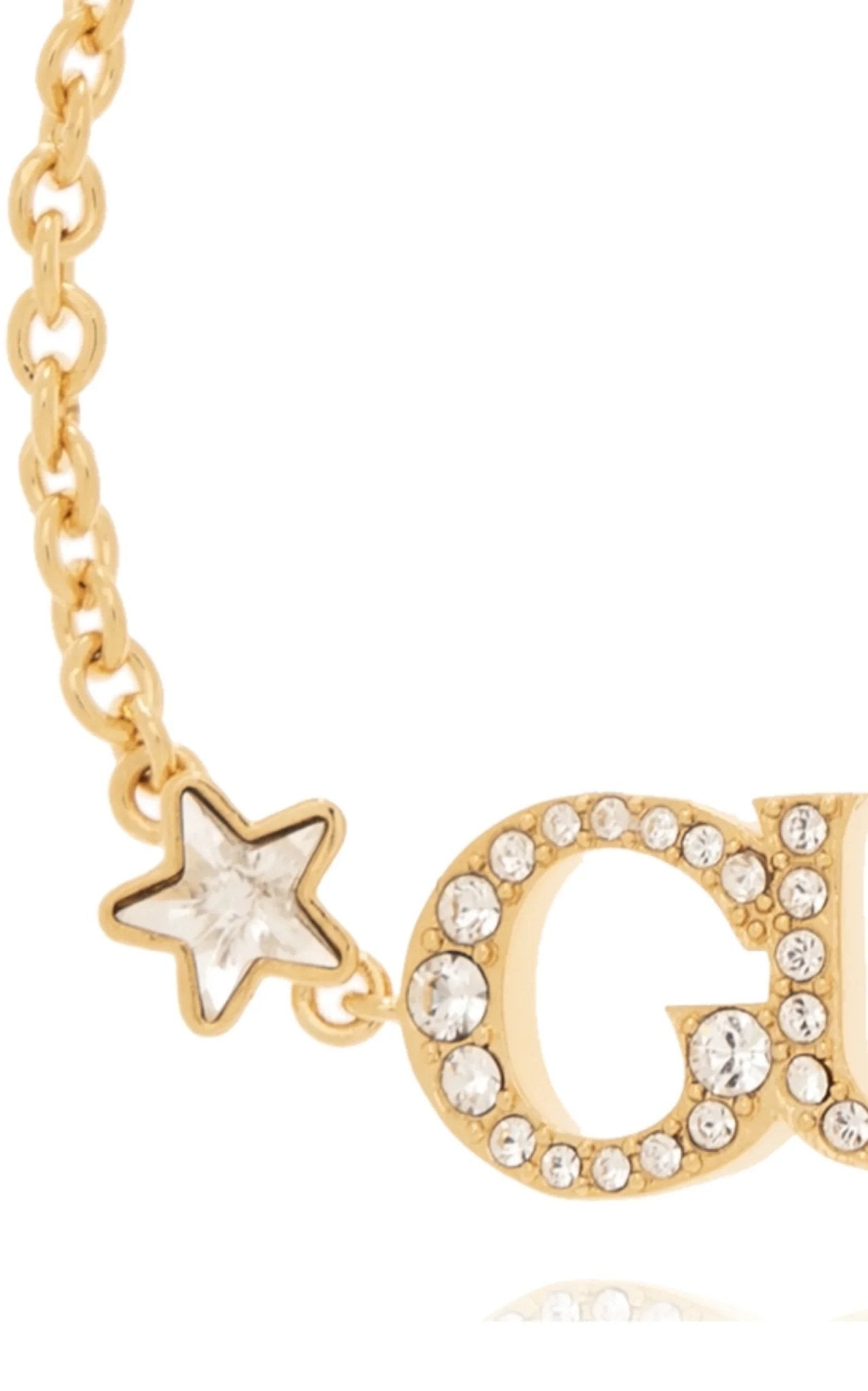 Gucci Gucci Script Crystal Bracelet - Runway Catalog