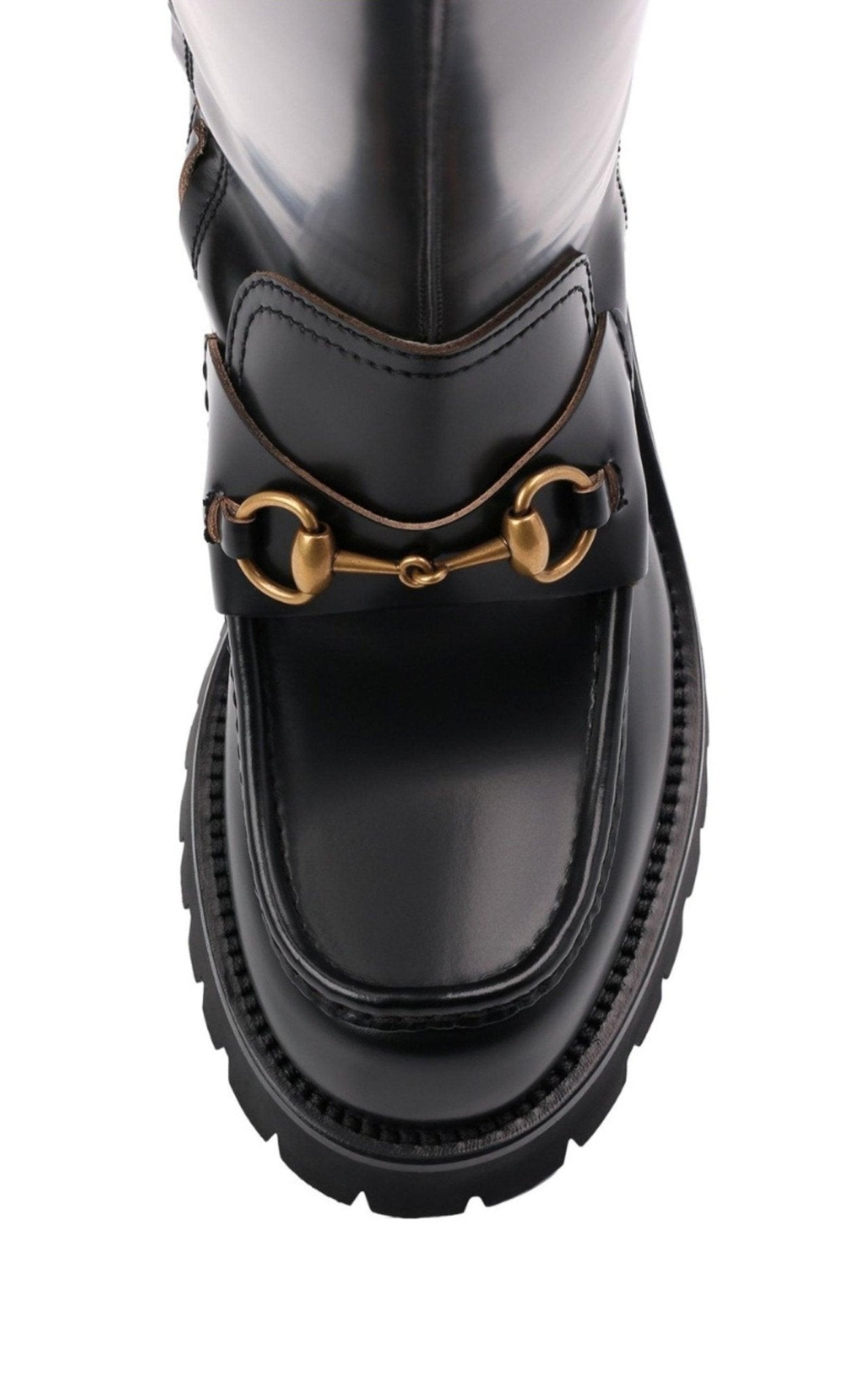 Gucci Horsebit Detail Knee - high Boots - Runway Catalog