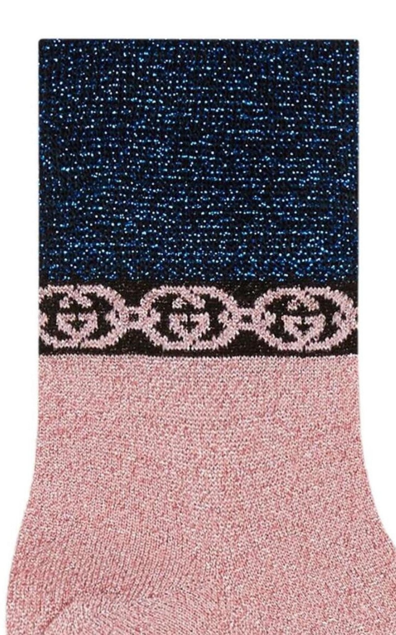 Gucci Interlocking G Chain - trimmed Socks - Runway Catalog