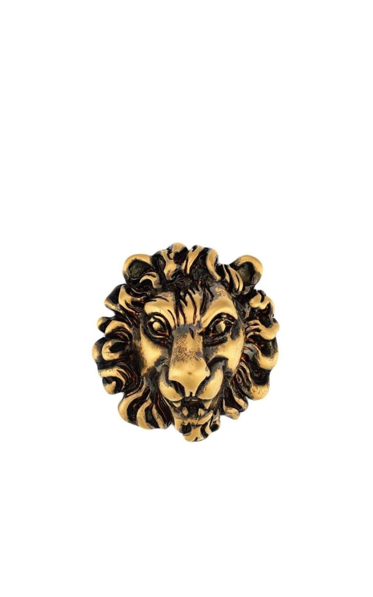 Gucci 豹のブローチ Gucci Lion Embellished Brooch - Runway Catalog