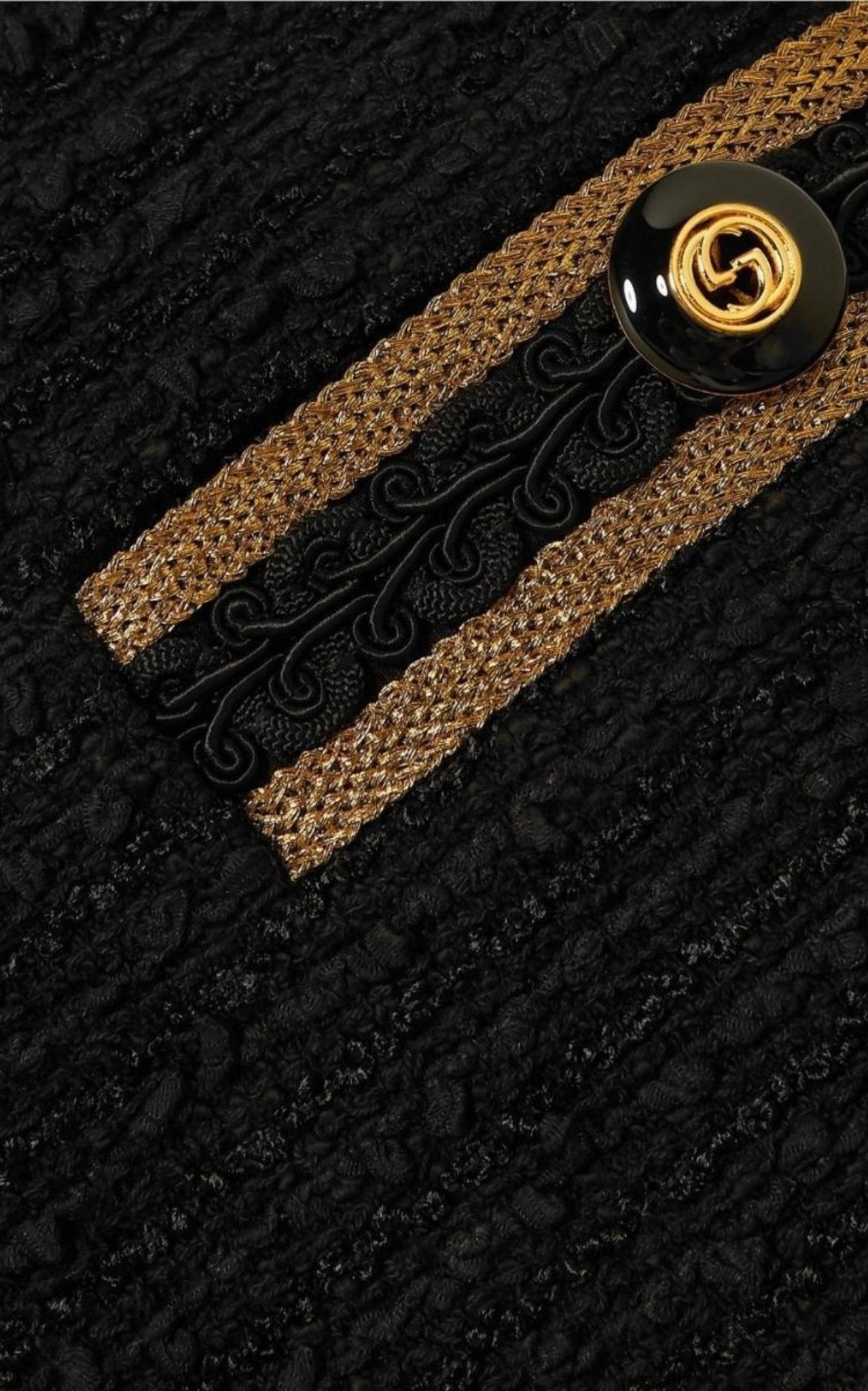 Gucci Metallic - trimmed Cotton - blend Tweed Mini Skirt - Runway Catalog